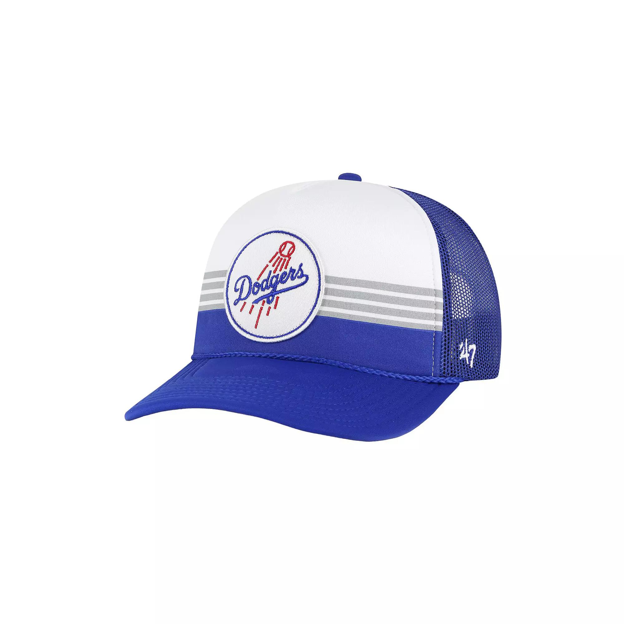 Men's '47 Royal Los Angeles Dodgers Lift Off Foam Front Mesh Trucker Adjustable Hat, Blue Product Image