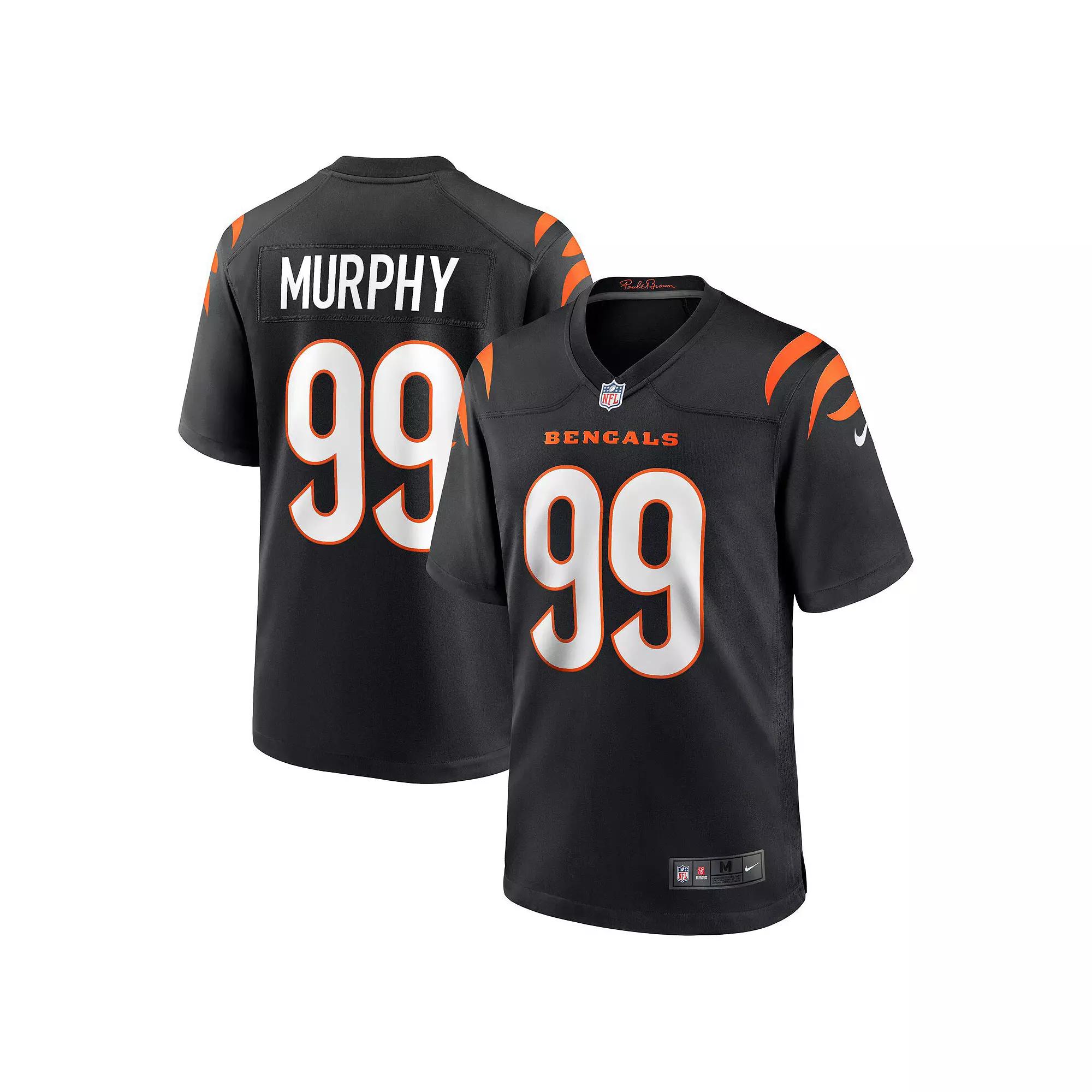 Men's Nike Myles Murphy Black Cincinnati Bengals 2023 NFL Draft First Round Pick Game Jersey,  Product Image