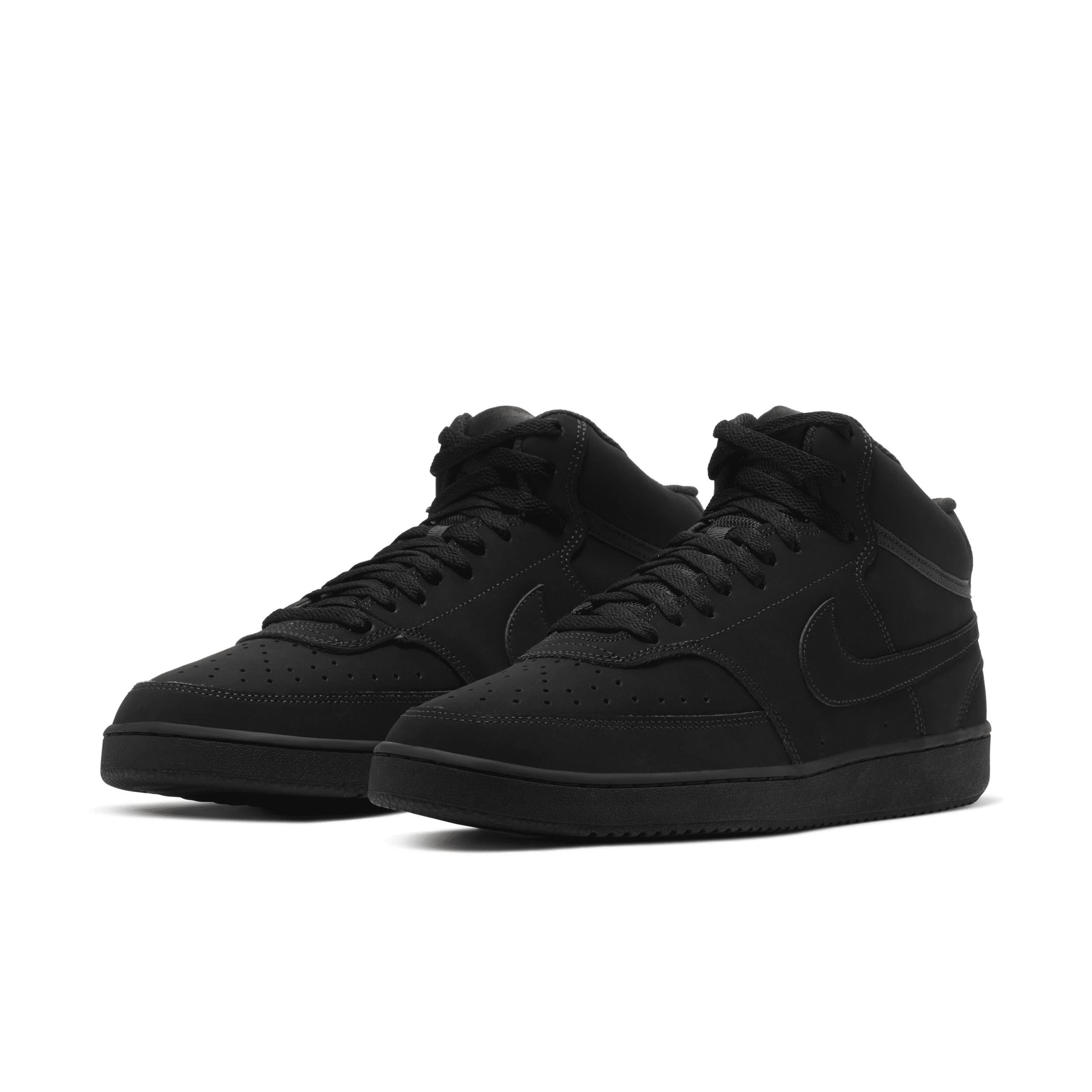 Nike Mens Court Vision Mid Shoes | CU6620-001 Product Image