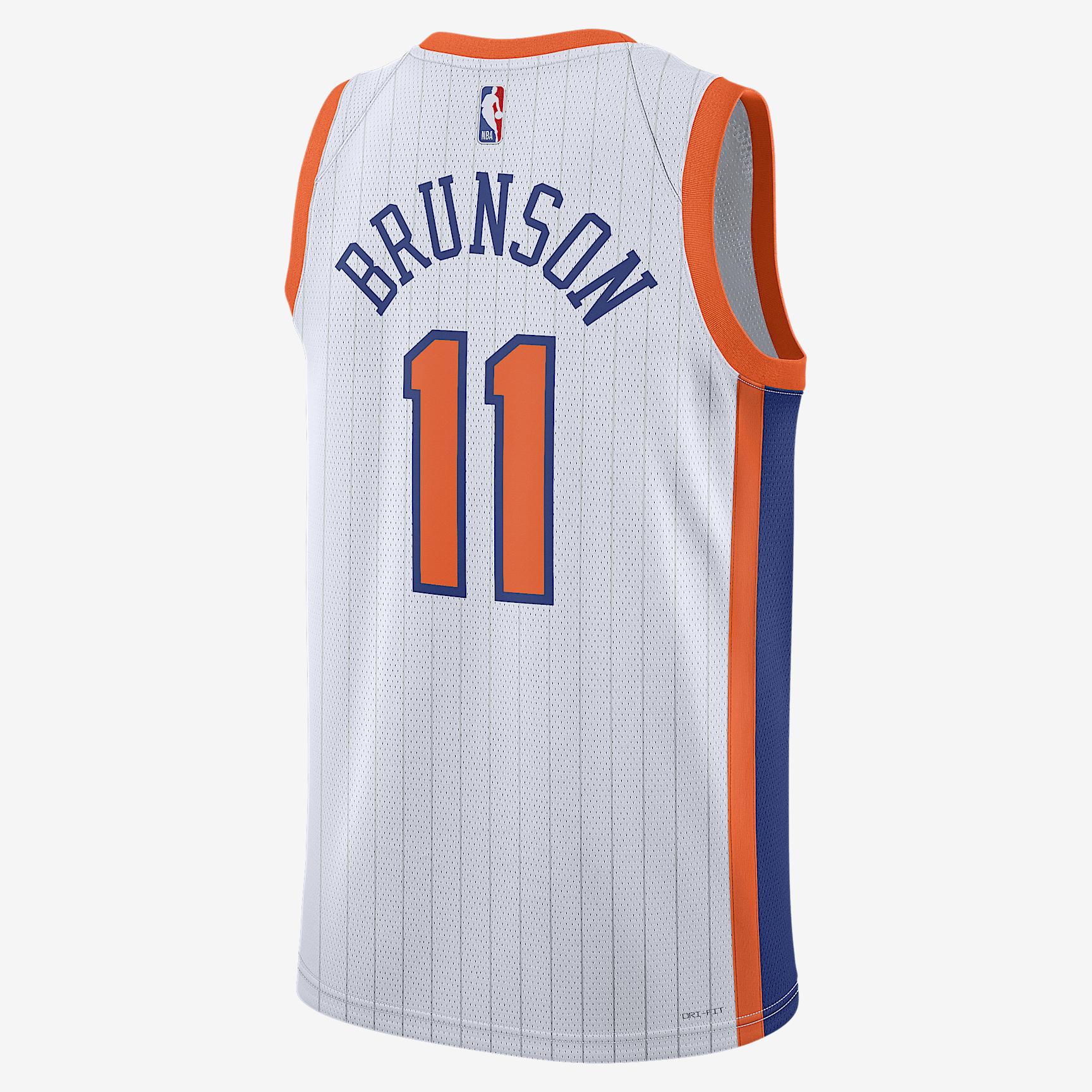 Jalen Brunson New York Knicks 2024/25 City Edition Men's Nike Dri-FIT NBA Swingman Jersey Product Image