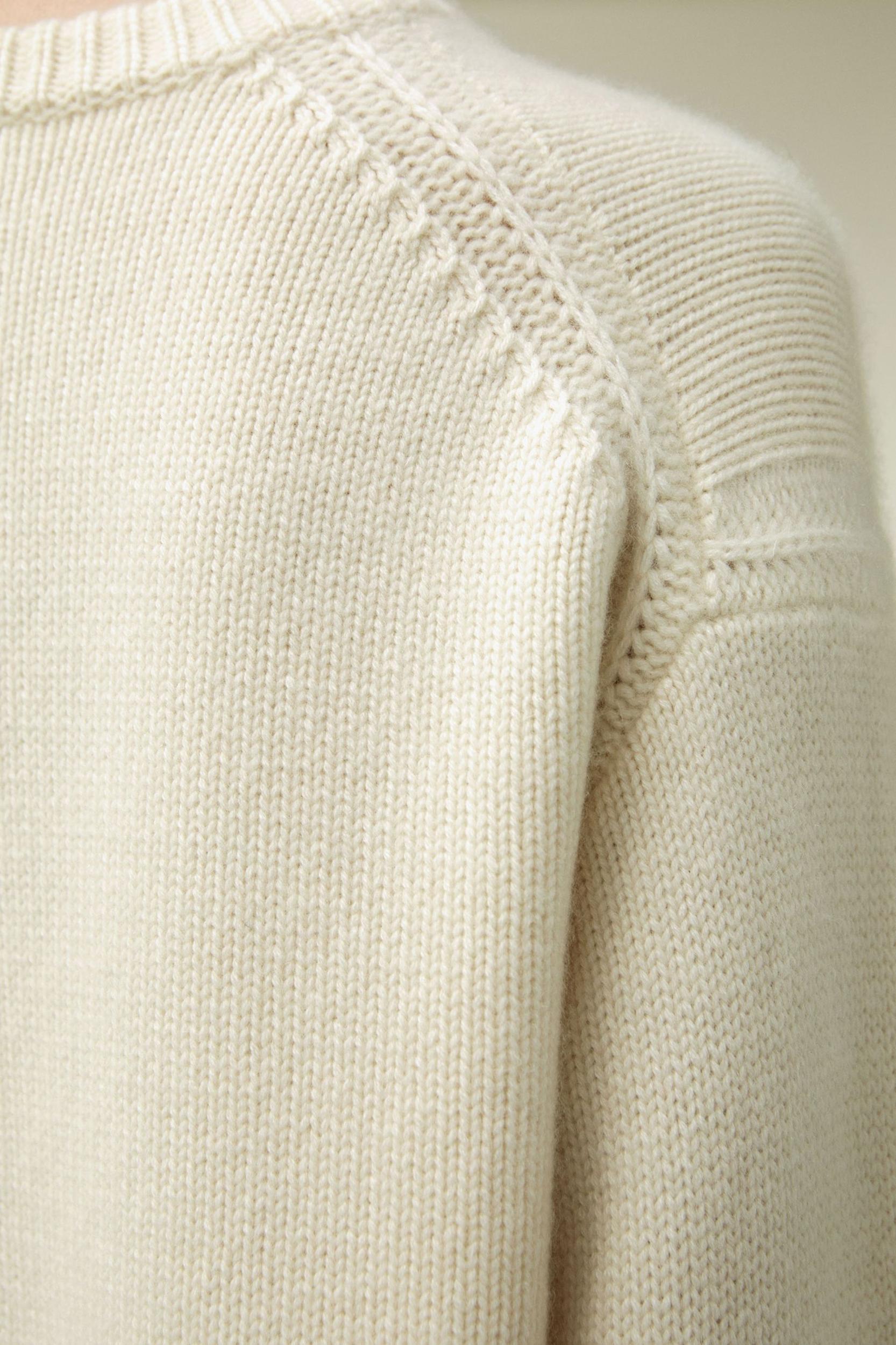 Boxy Crewneck Cashmere Sweater Product Image