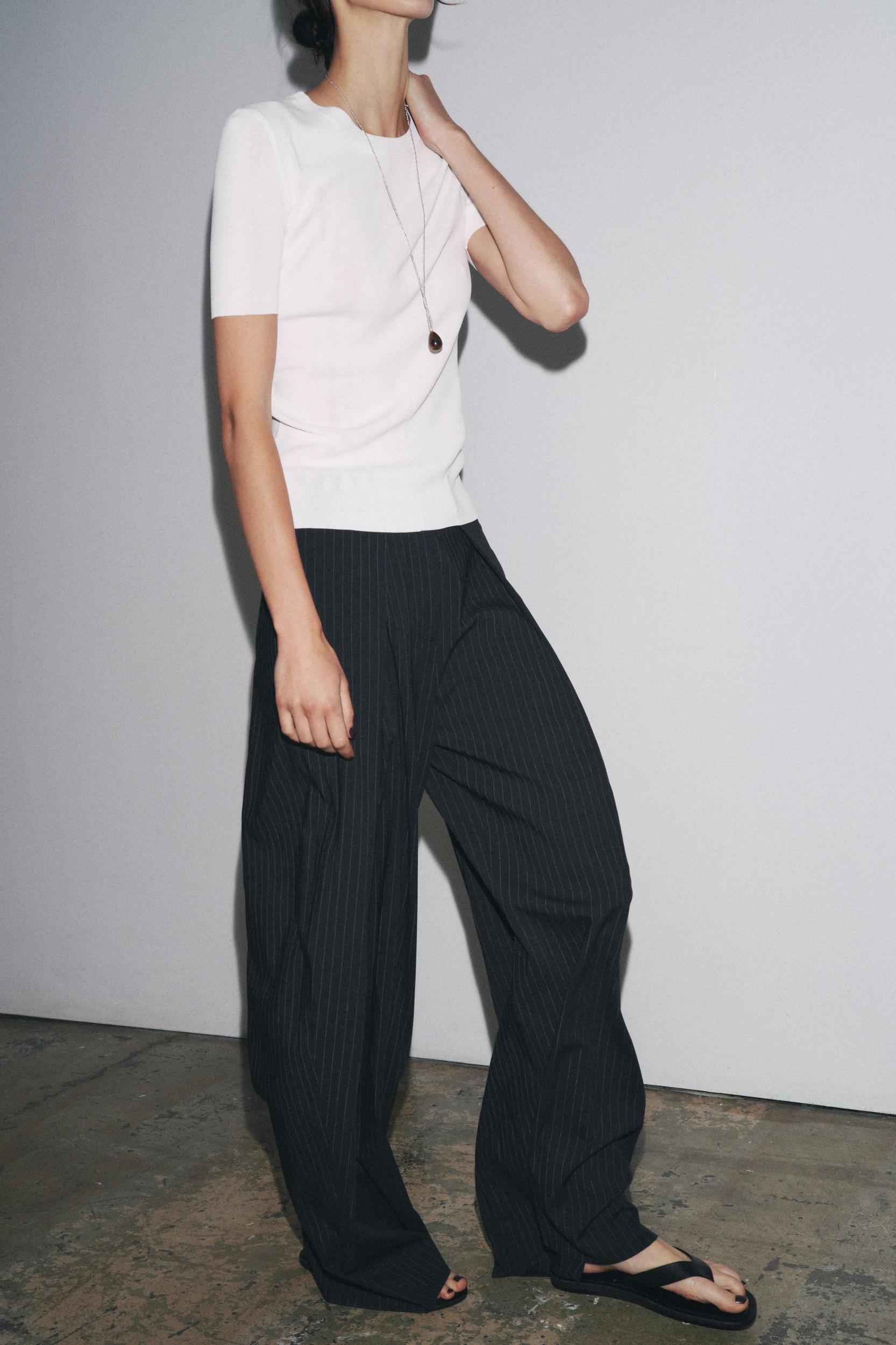 ZW COLLECTION PINSTRIPE PANTS Product Image