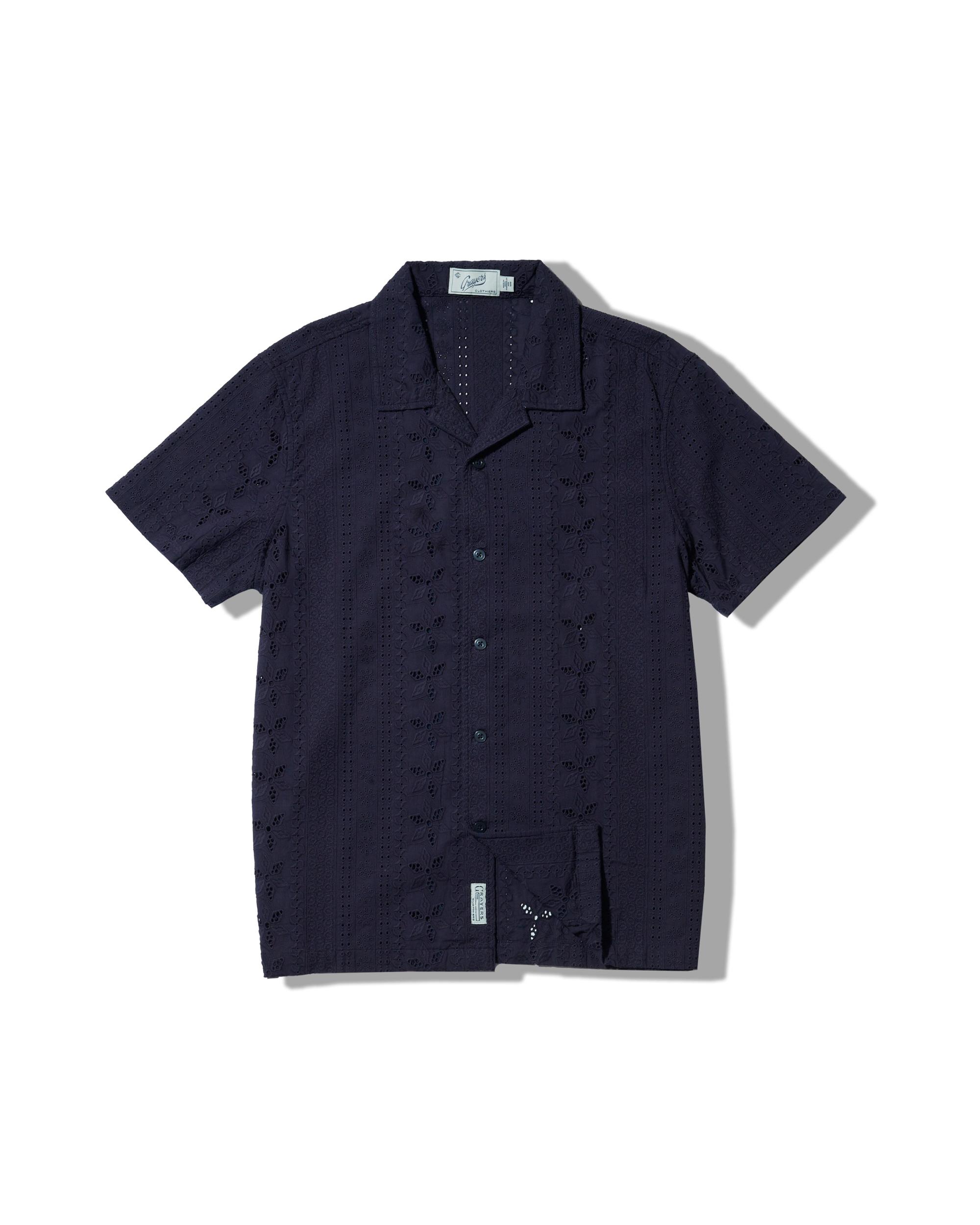 The Resort Embroidered Shirt - Graphite Product Image