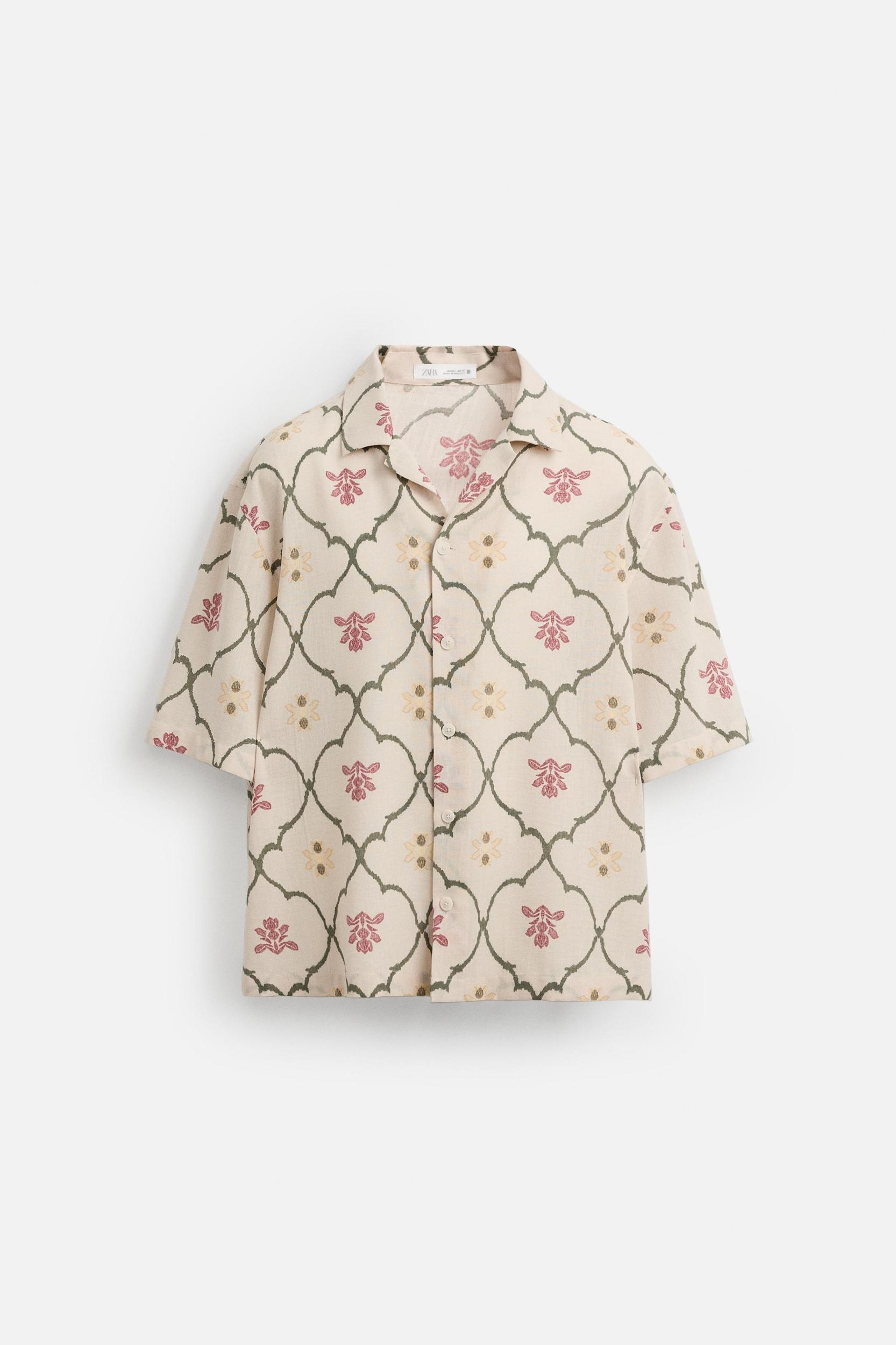 RHOMBUS PRINT SHIRT Product Image