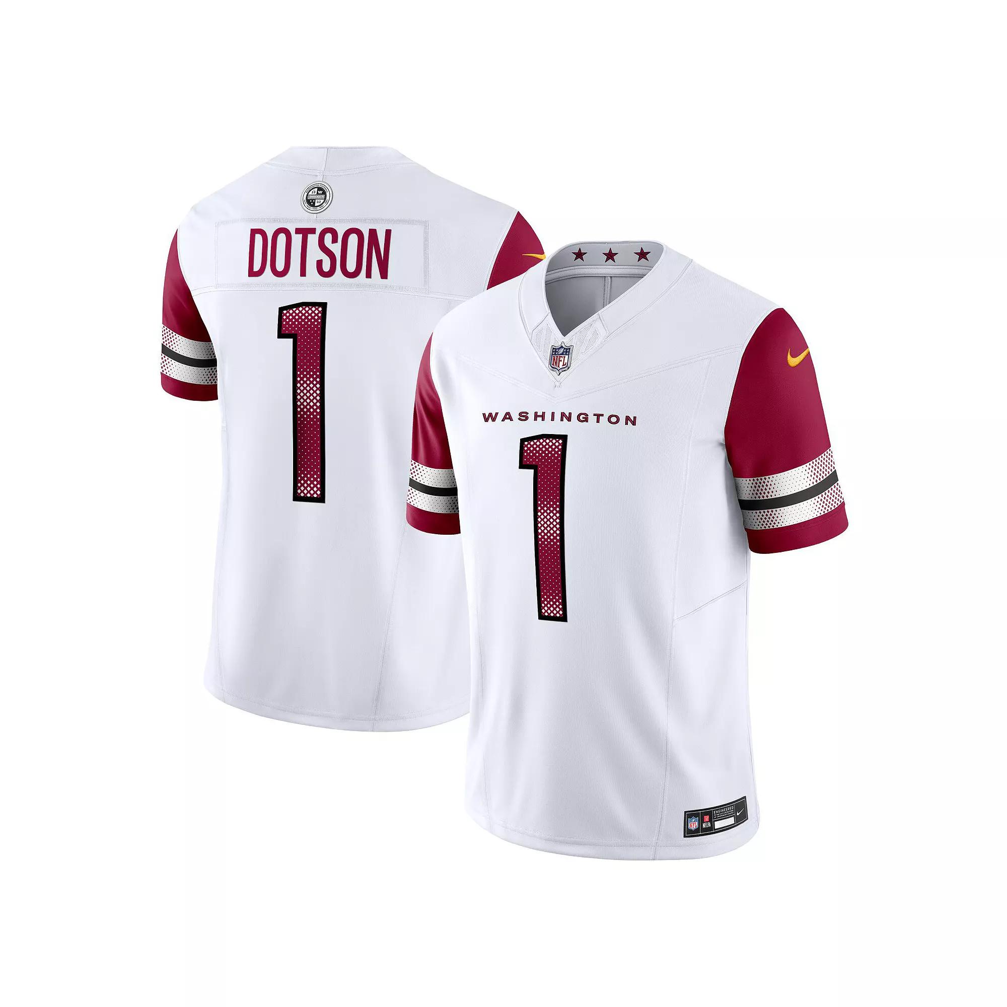 Men's Nike Jahan Dotson White Washington Commanders Vapor F.U.S.E. Limited  Jersey, Size: Small, Wft White Product Image