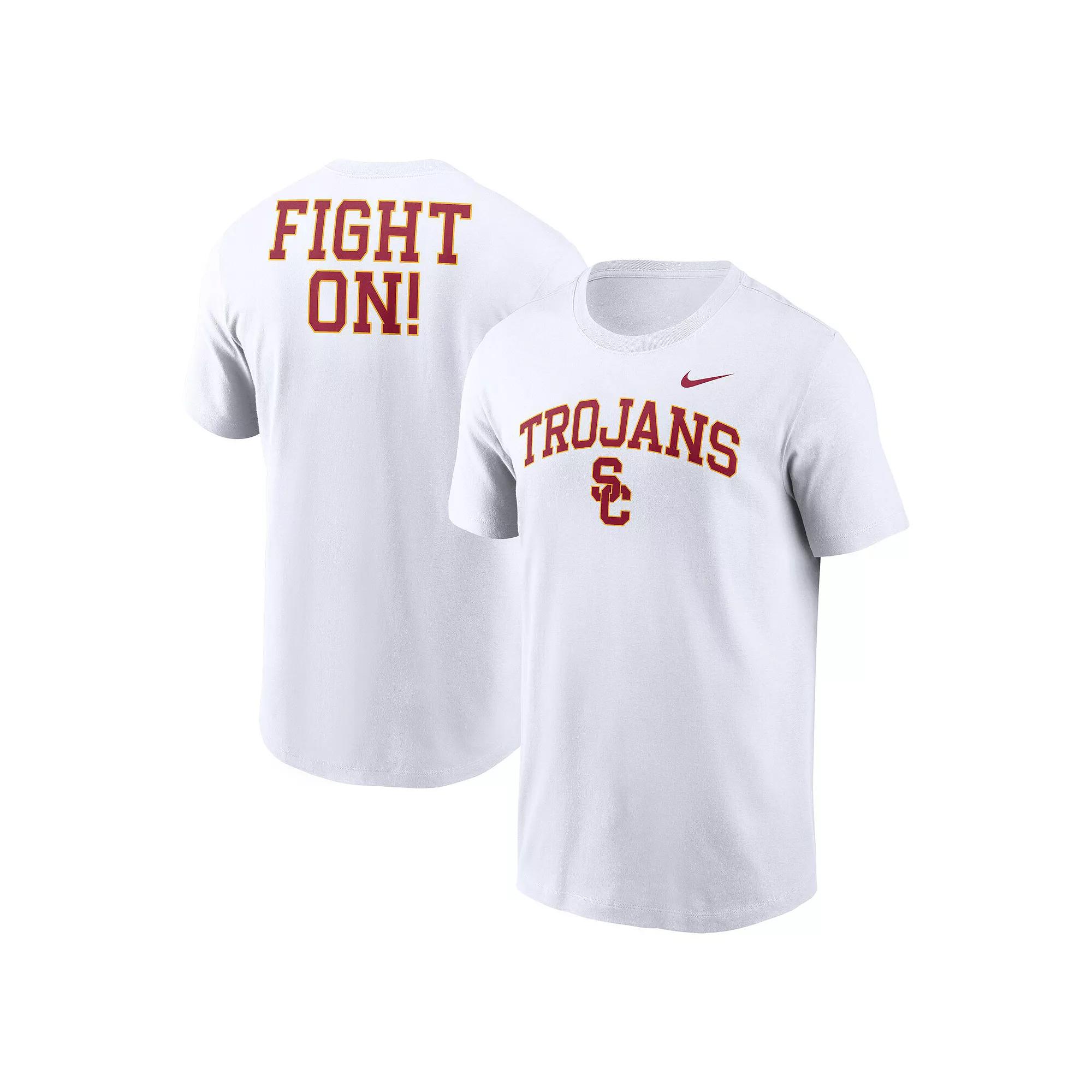 Men's Nike White Clemson Tigers Blitz 2-Hit T-Shirt,  Product Image