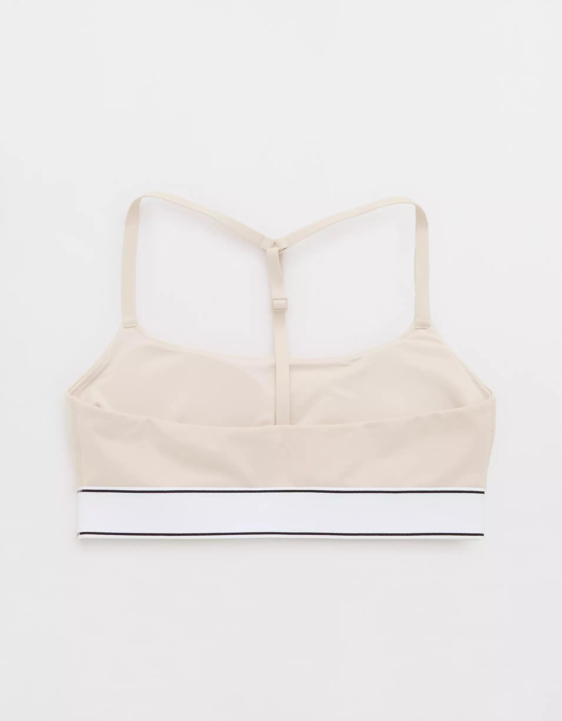 OFFLINE By Aerie The Hugger Logo Elastic Sports Bra Product Image
