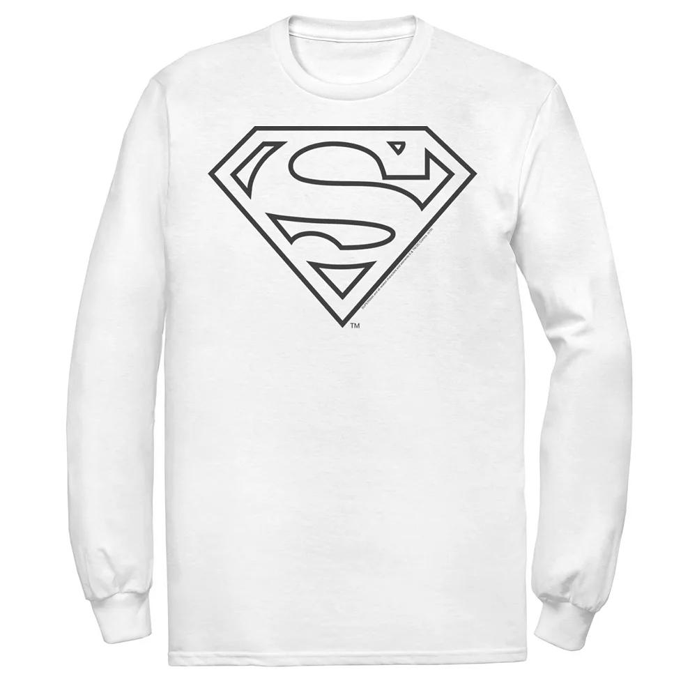 Men's DC Comics Superman Line Art Logo Tee,  Product Image