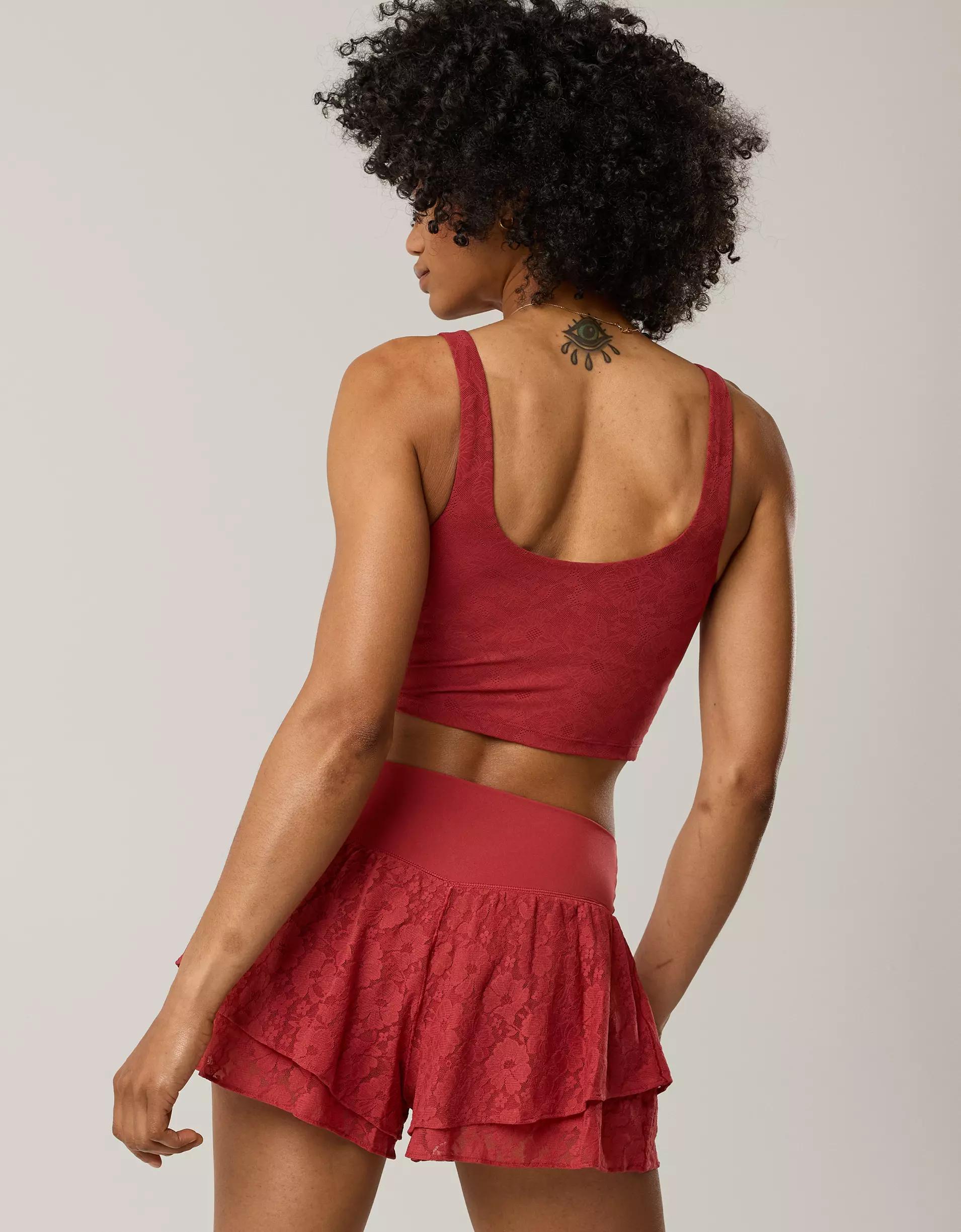 OFFLINE By Aerie Real Me Lace Flowy Short Product Image