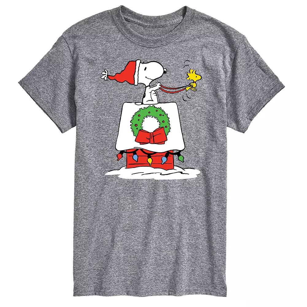 Men's Peanuts House Sleigh Tee,  Product Image