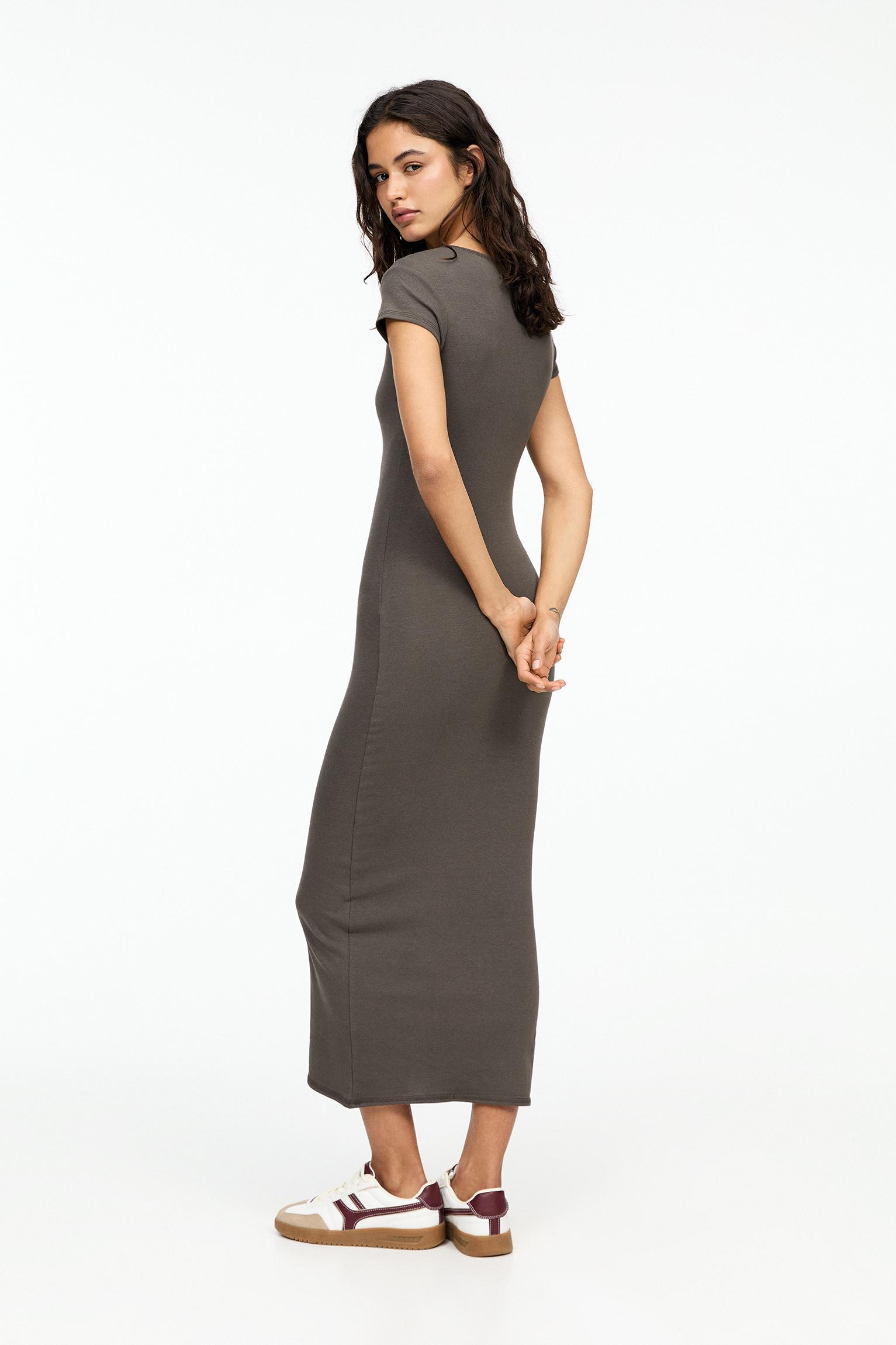 Fitted midi dress Product Image