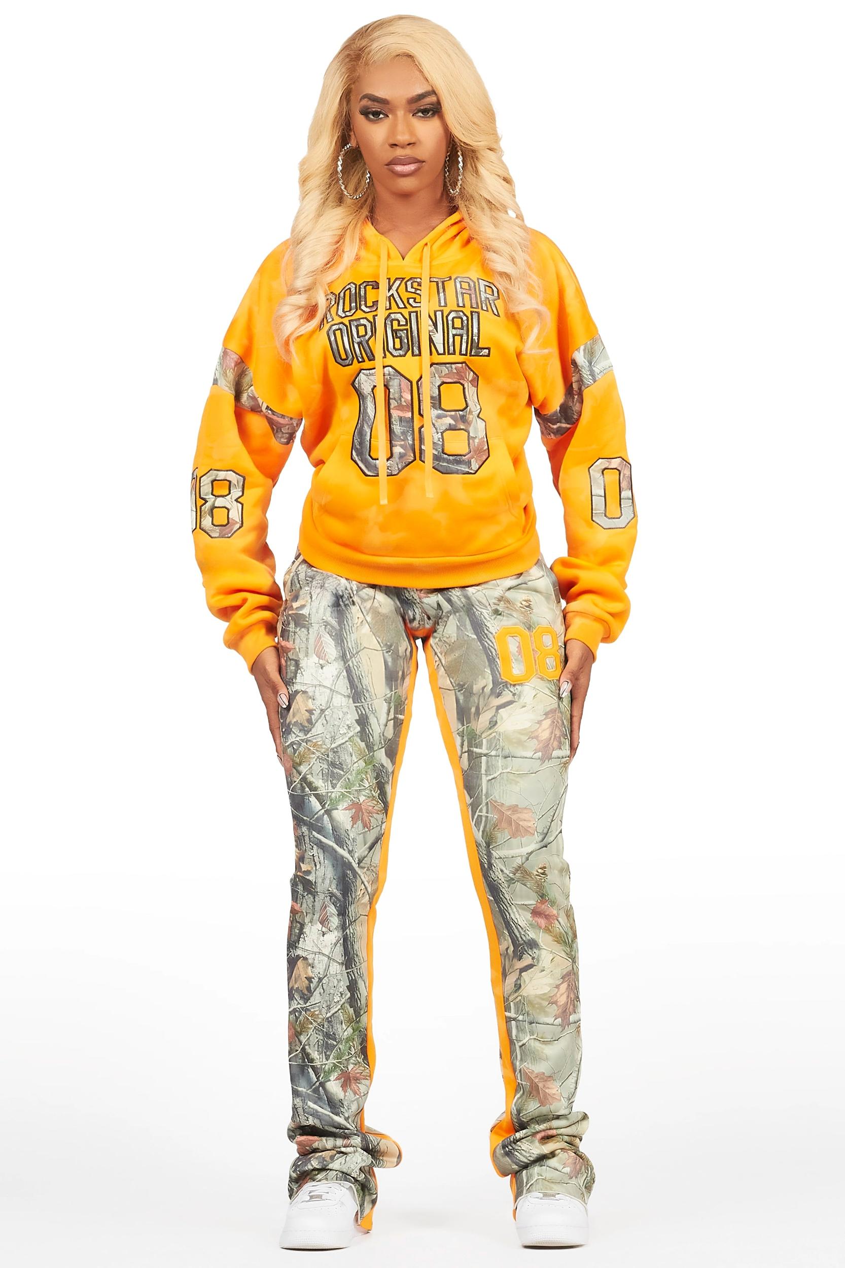 Eniyha Orange/Camo Stacked Trackset Female Product Image
