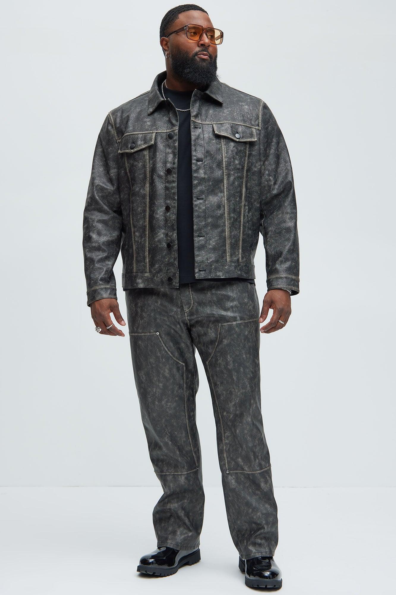 Hear Me Out Trucker Jacket - Black Wash Product Image
