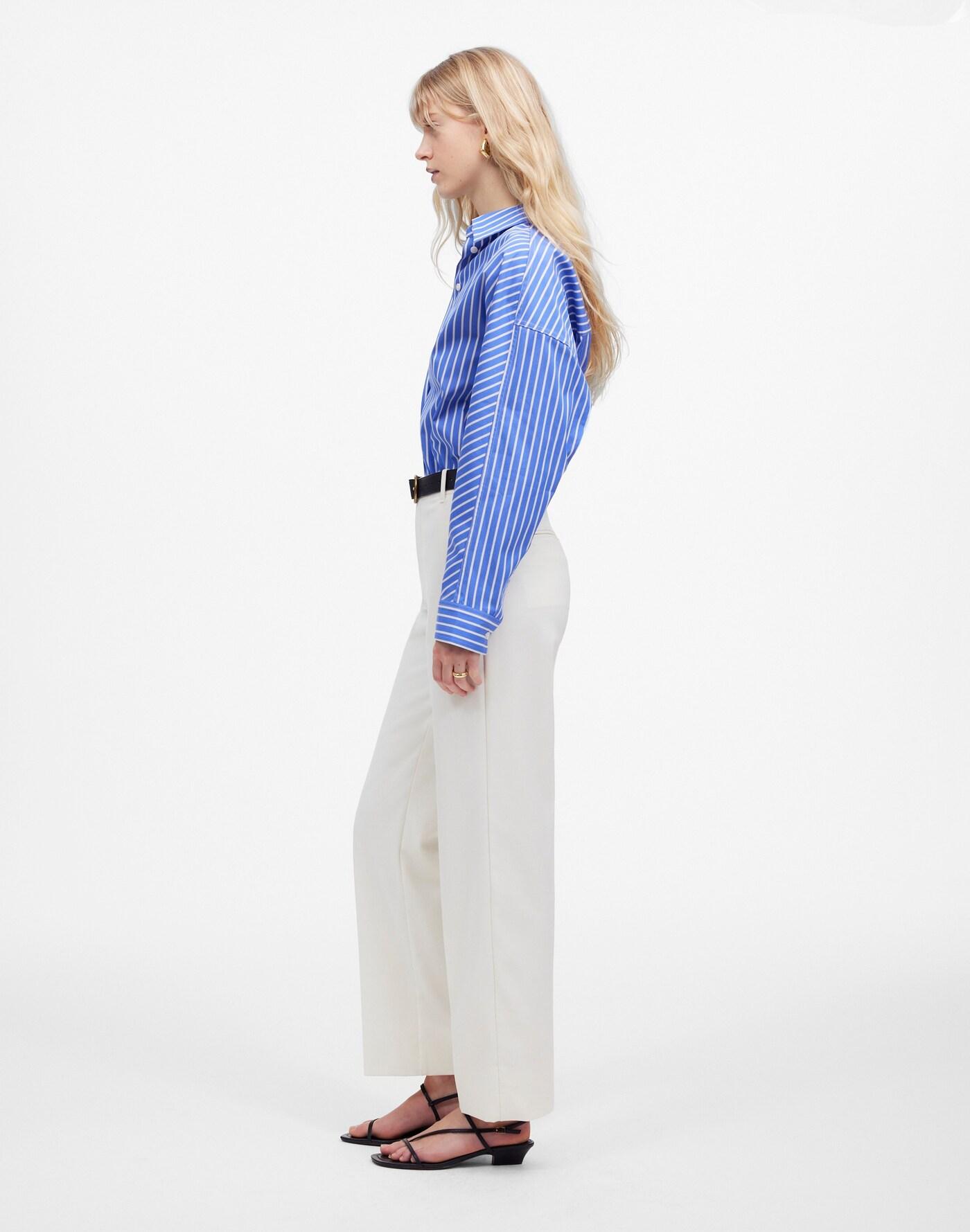 Petite Slouchy Straight Pants Product Image