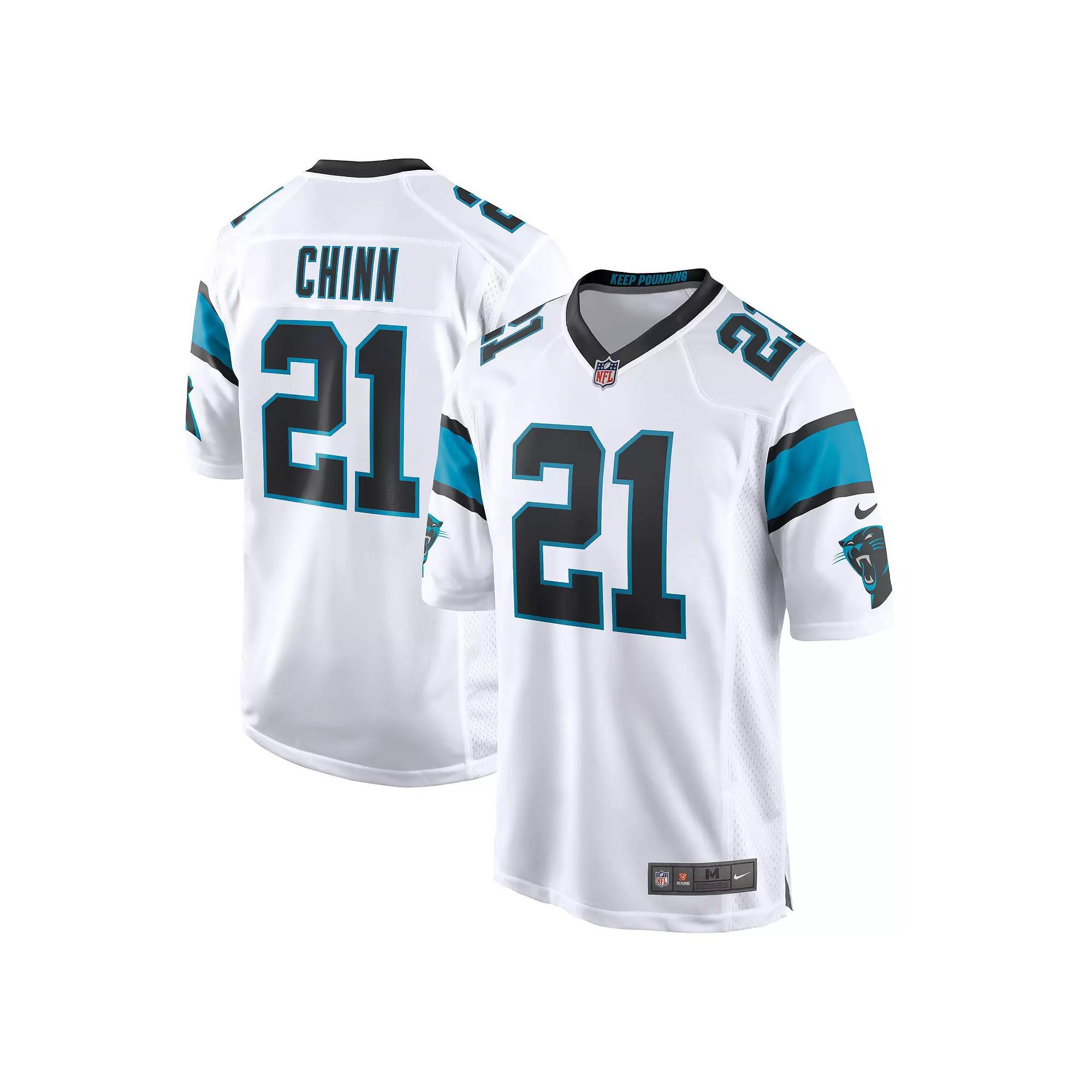 Men's Nike Jeremy Chinn White Carolina Panthers Game Jersey, Size: 2XL Product Image