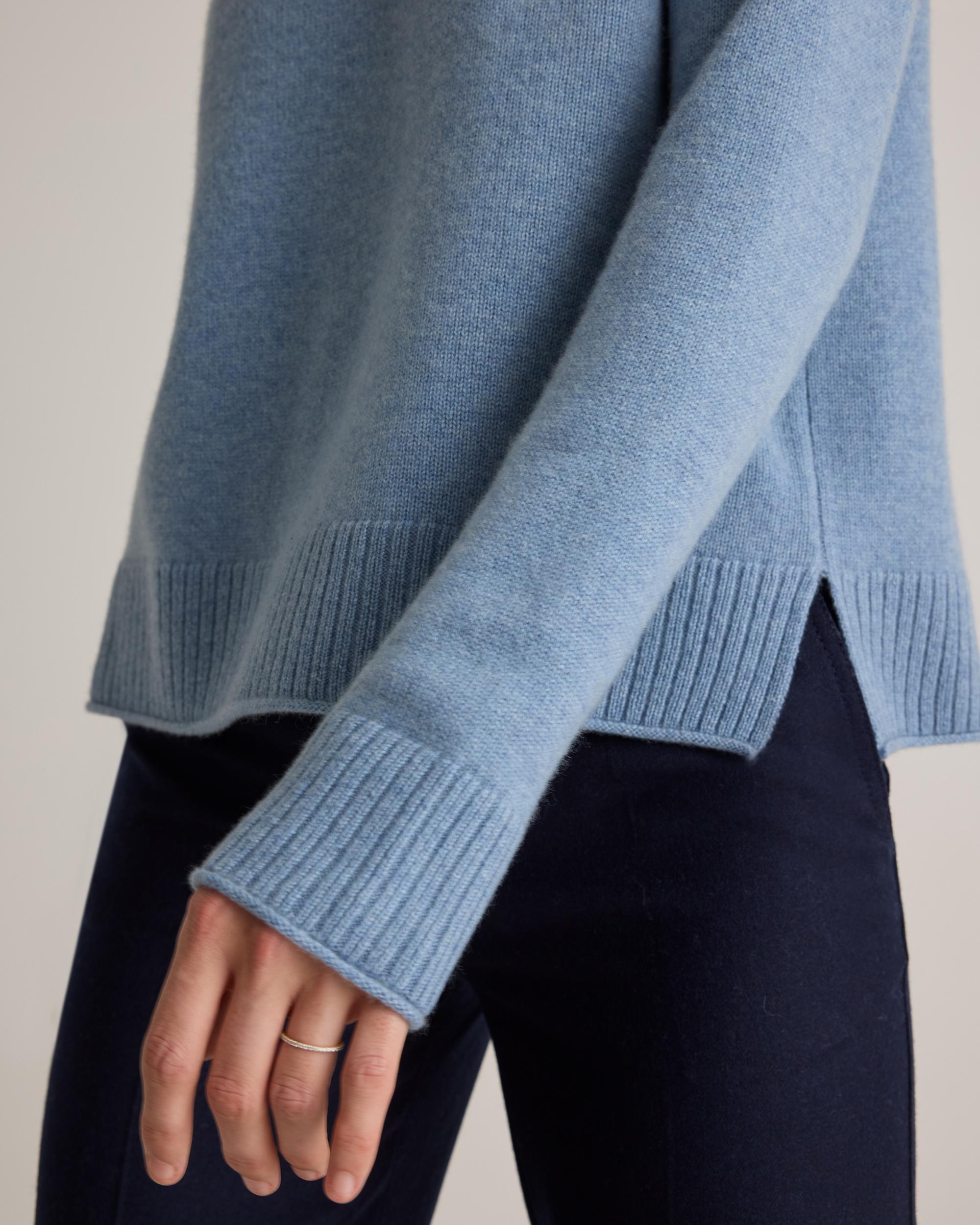 Quince | Women's Mongolian Cashmere Boxy Crewneck Sweater Product Image