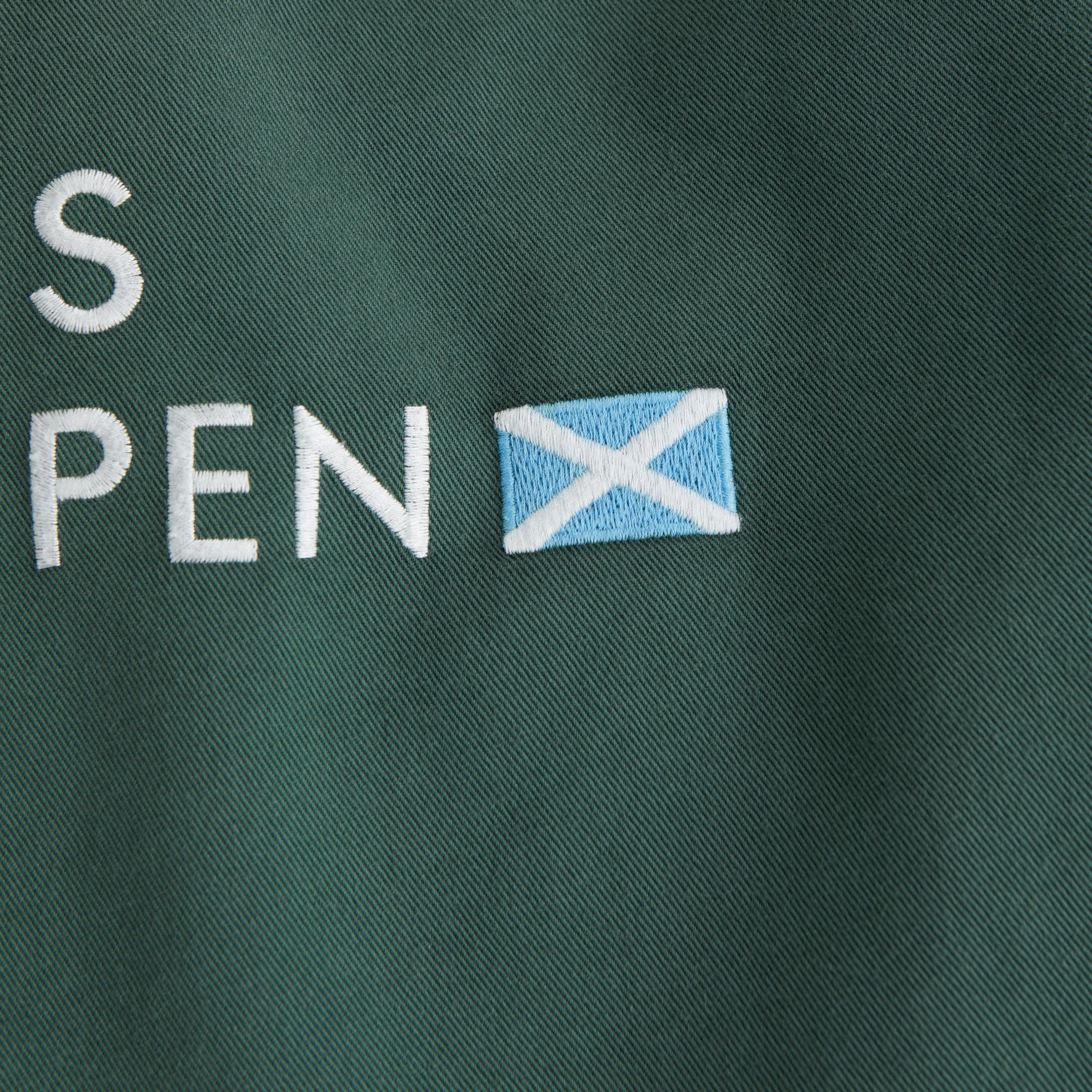 Short Sleeve Cropped PGA Scottish Open Button-Up Shirt Product Image