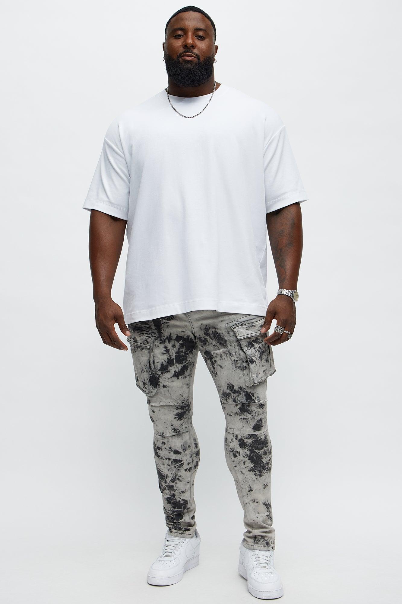 On That Smokey Skinny Cargo Jeans - Grey/Smoke Product Image
