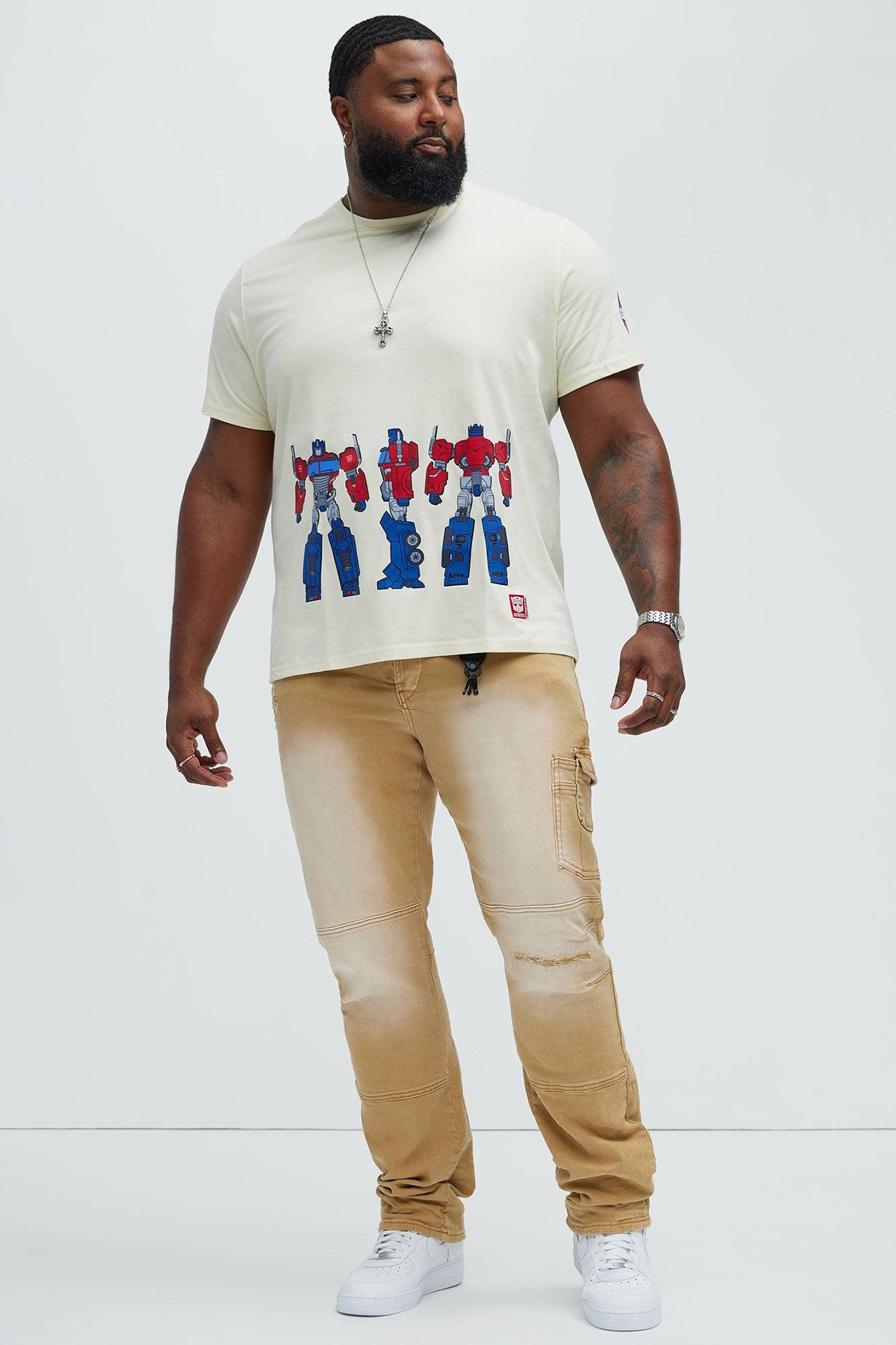 Chill Out Washed Slim Flare Jeans - Khaki Product Image