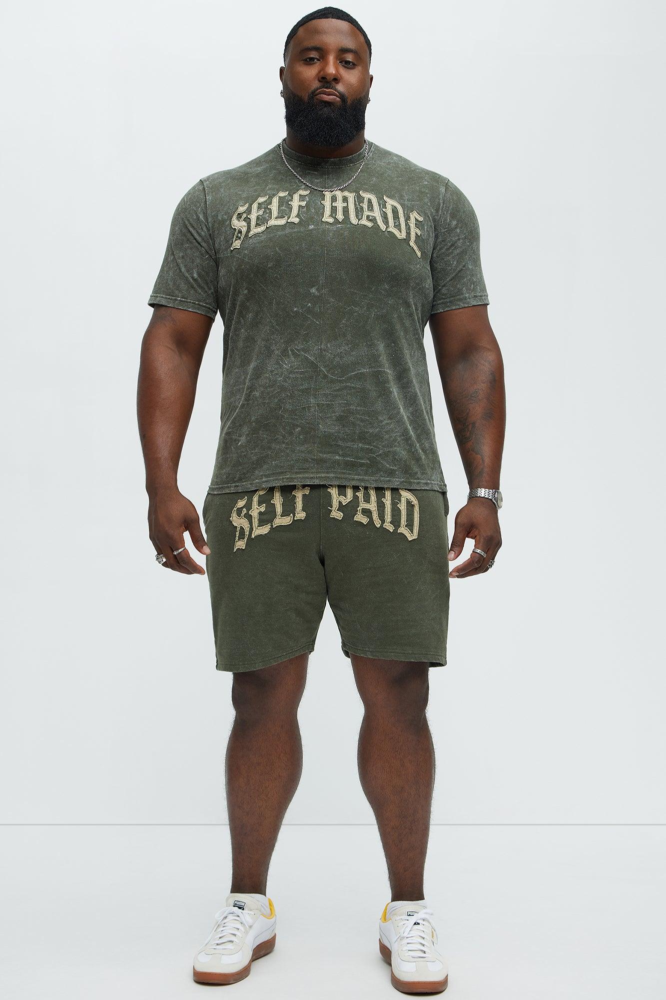 Self Made Short Sleeve Tee - Olive Male Product Image