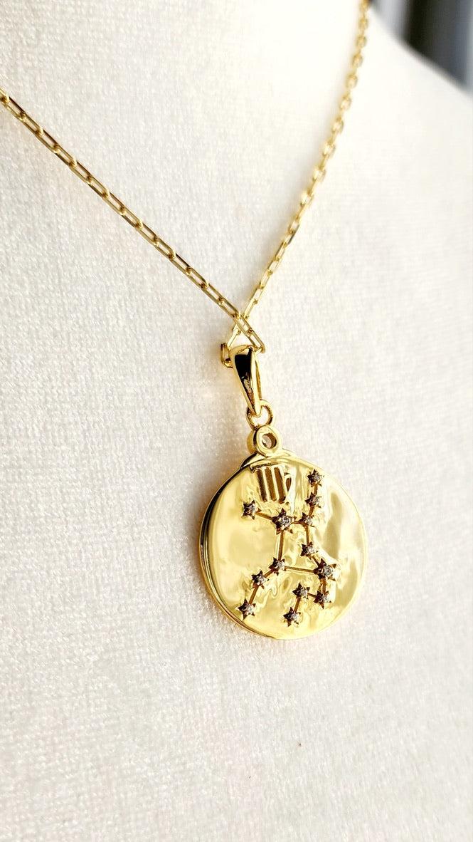Zodiac Virgo Antler Necklace Product Image