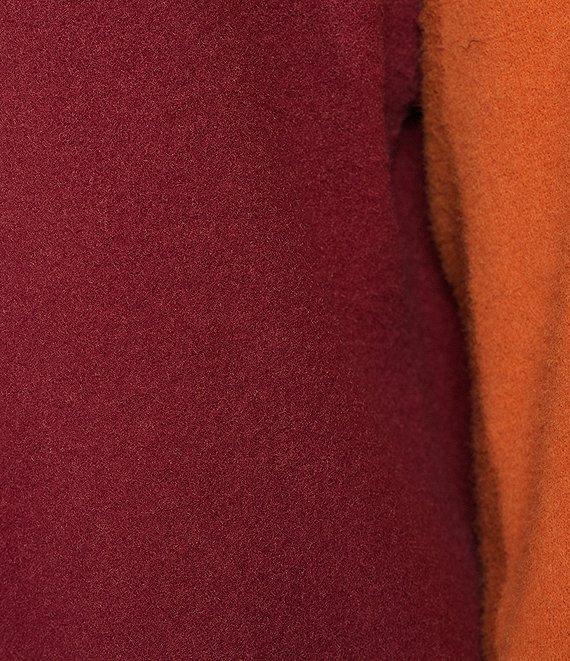 Moa Moa Long Sleeve Color Block Tunic Sweater Product Image