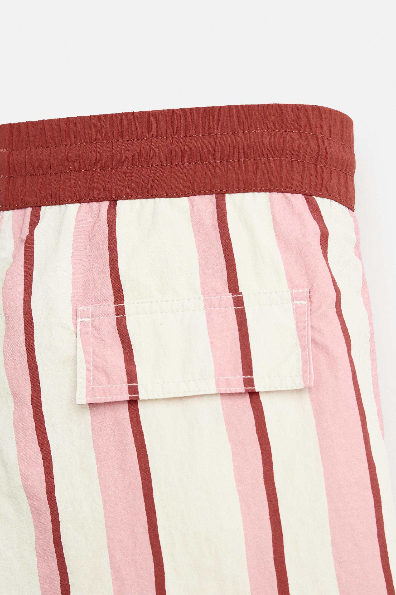 STRIPED LONG SWIMSUIT Product Image