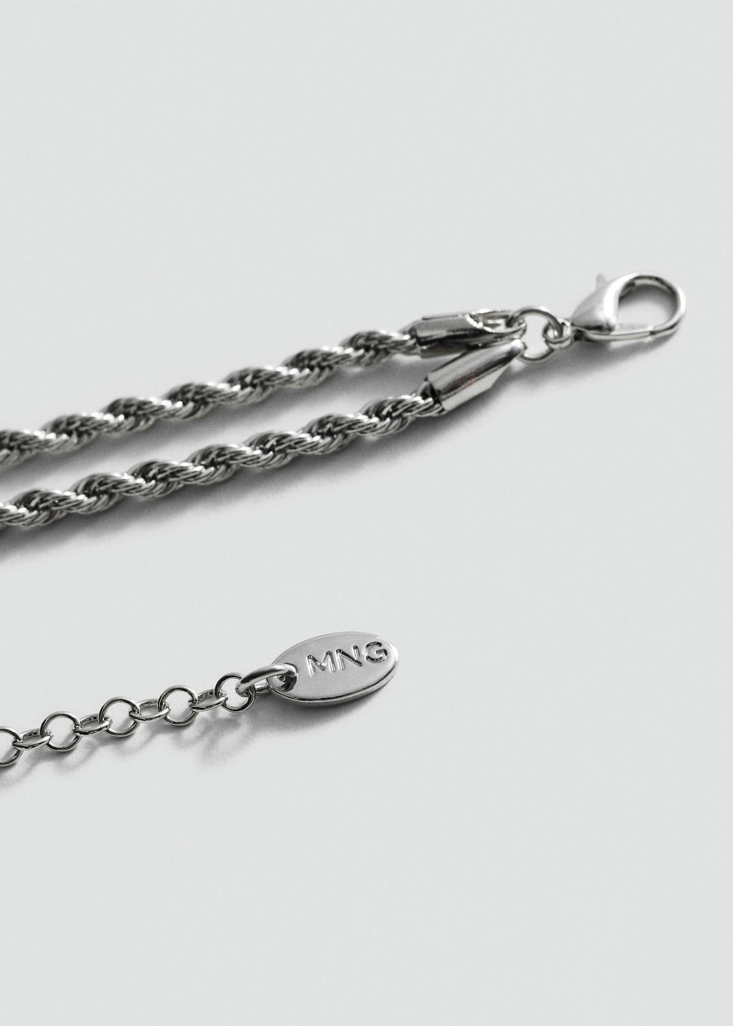 Braided chain necklace - Women | MANGO USA Product Image