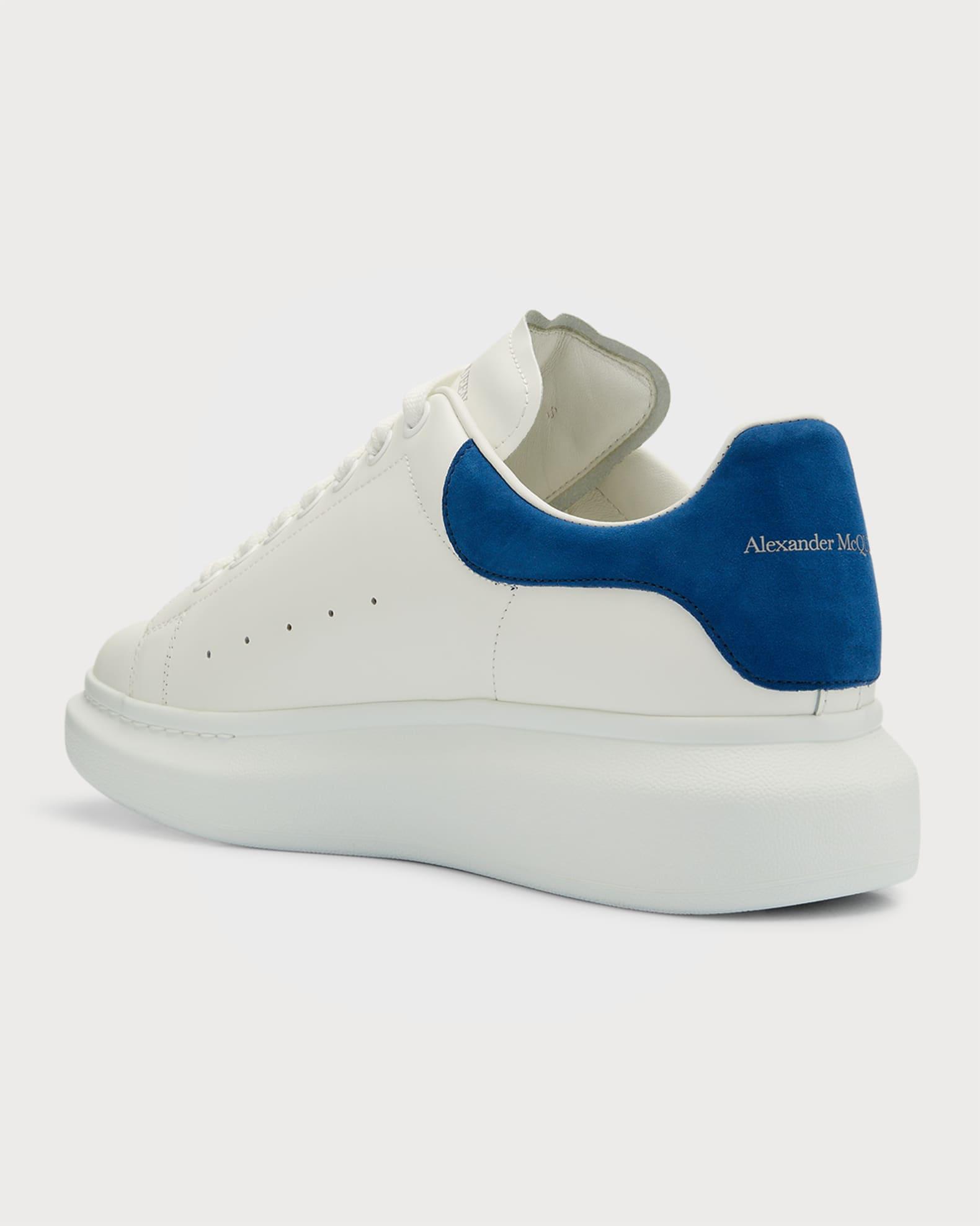 Mens Oversized Leather Platform Sneakers Product Image