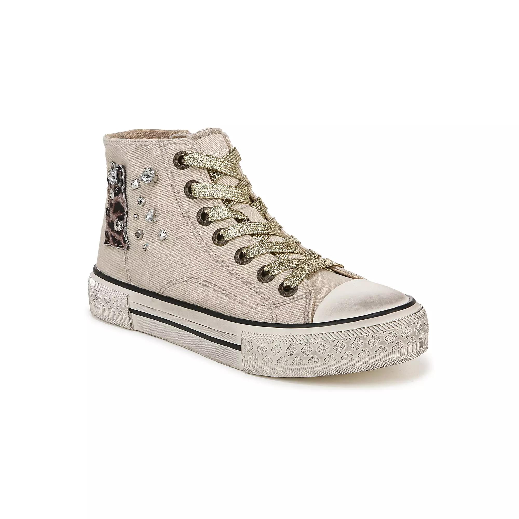 Blowfish Malibu Kimber-Hi Women's High Top Sneakers, Size: 9, Beige Wash Product Image