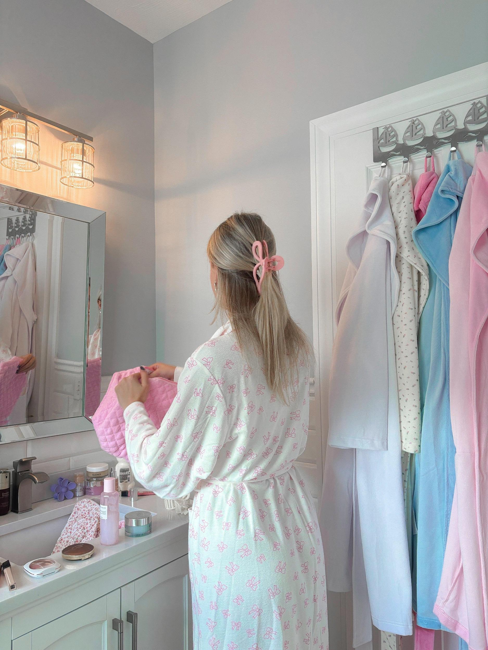 Pink Bows Hotel Robe Product Image