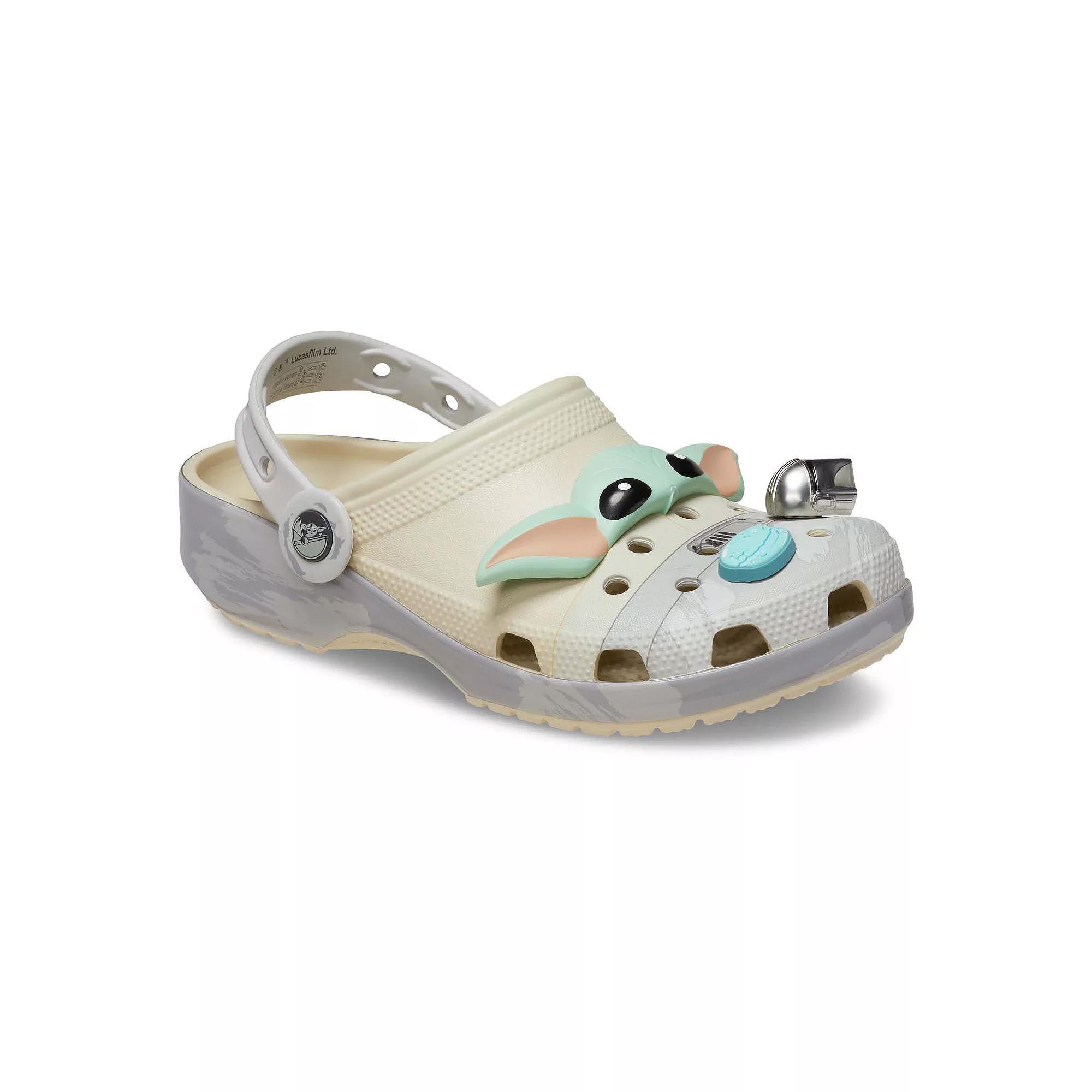 Crocs Mens Crocs Classic Grogu Clogs - Mens Shoes Bone Product Image