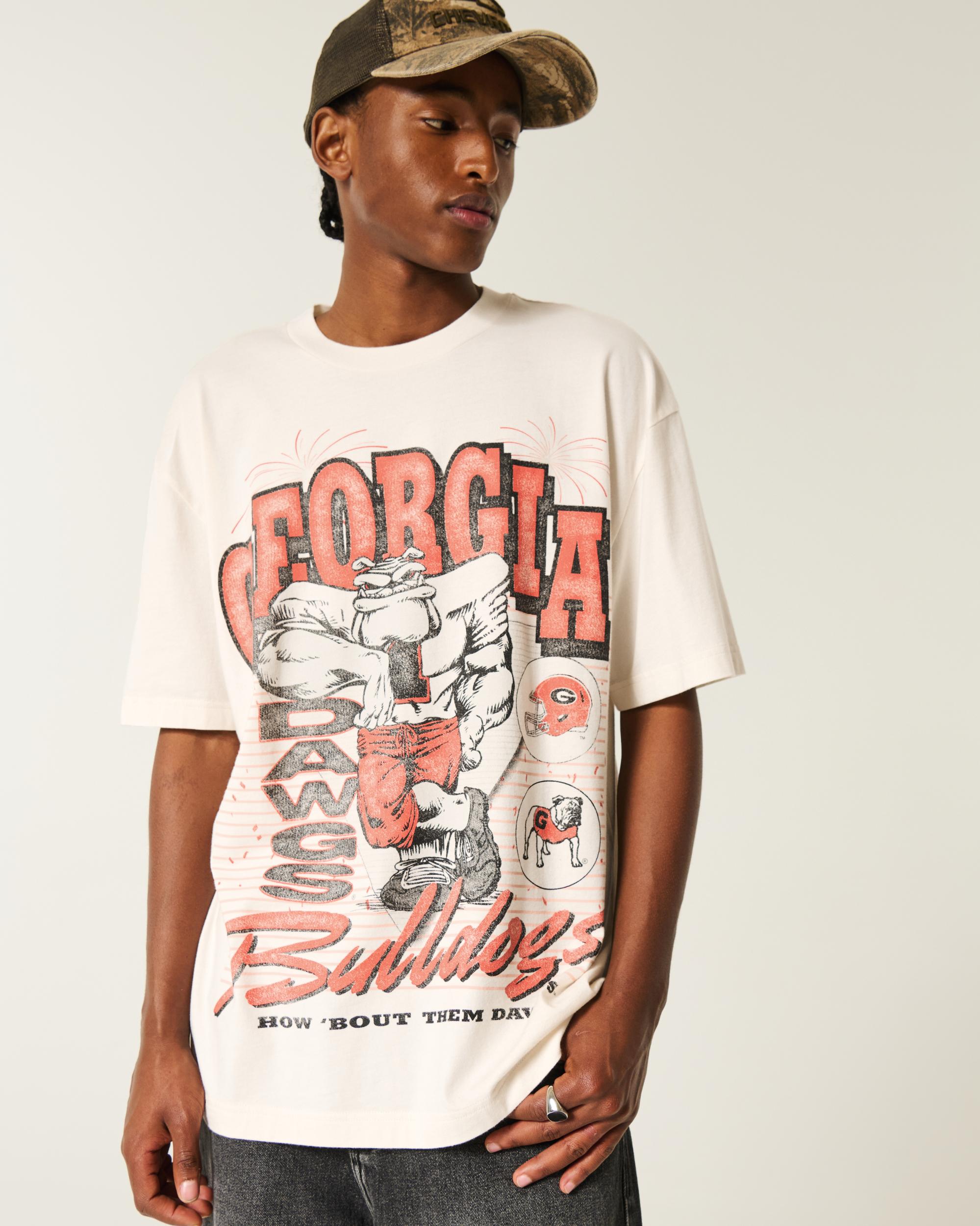Boxy Georgia Bulldogs Graphic Tee Product Image