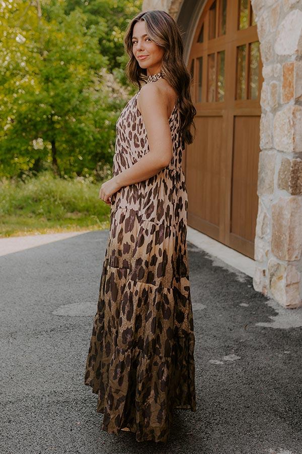 Urban Edit Leopard Maxi Dress Product Image