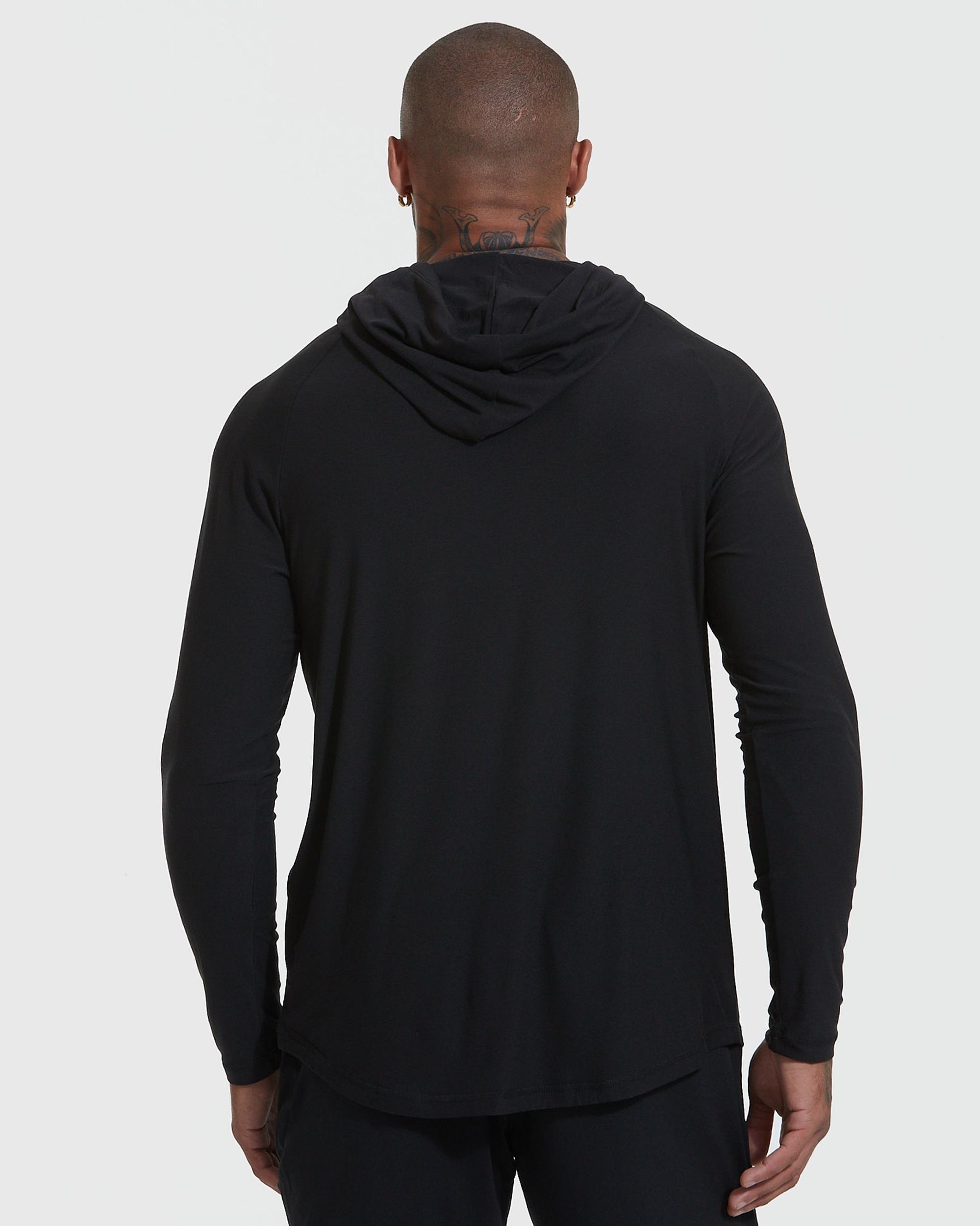 Black & Charcoal Gray Active Long Sleeve Hoodie 2-Pack Product Image