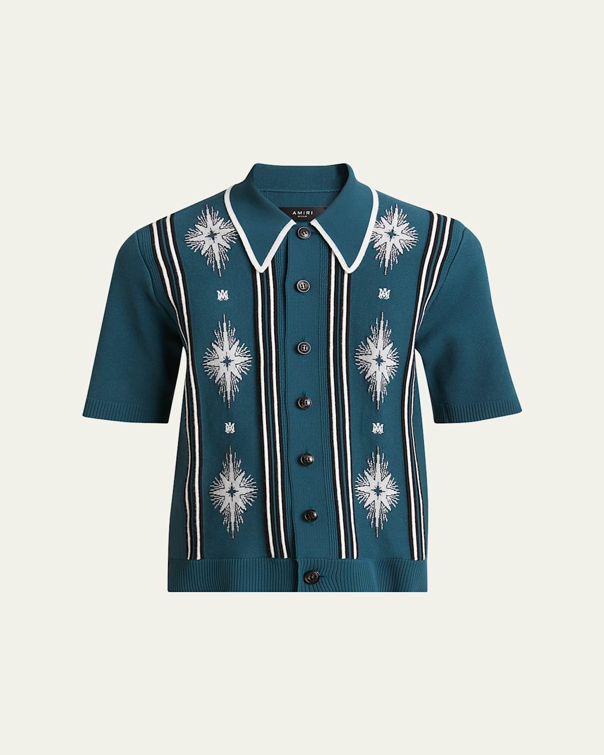 Mens Starburst Button-Down Shirt Product Image