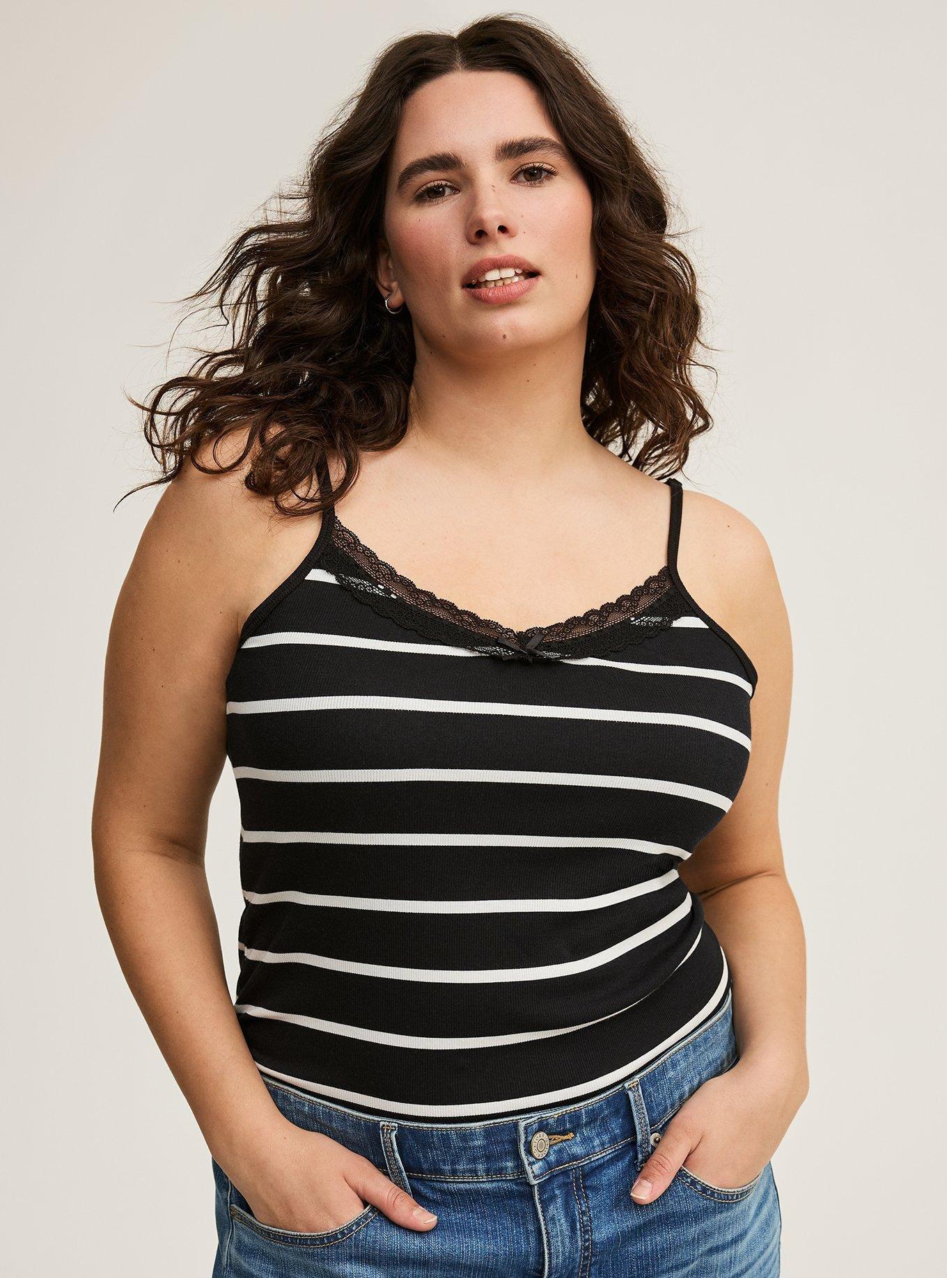 Lace Trim V-Neck Cami Product Image