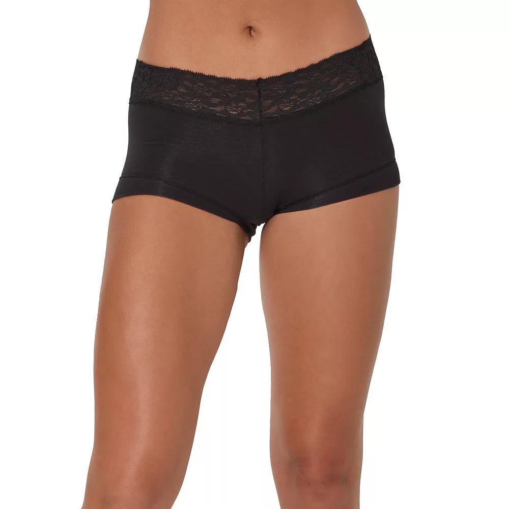 Maidenform® Dream® Cotton Lace-Trim Boyshort Underwear 40859, Women's,  Product Image