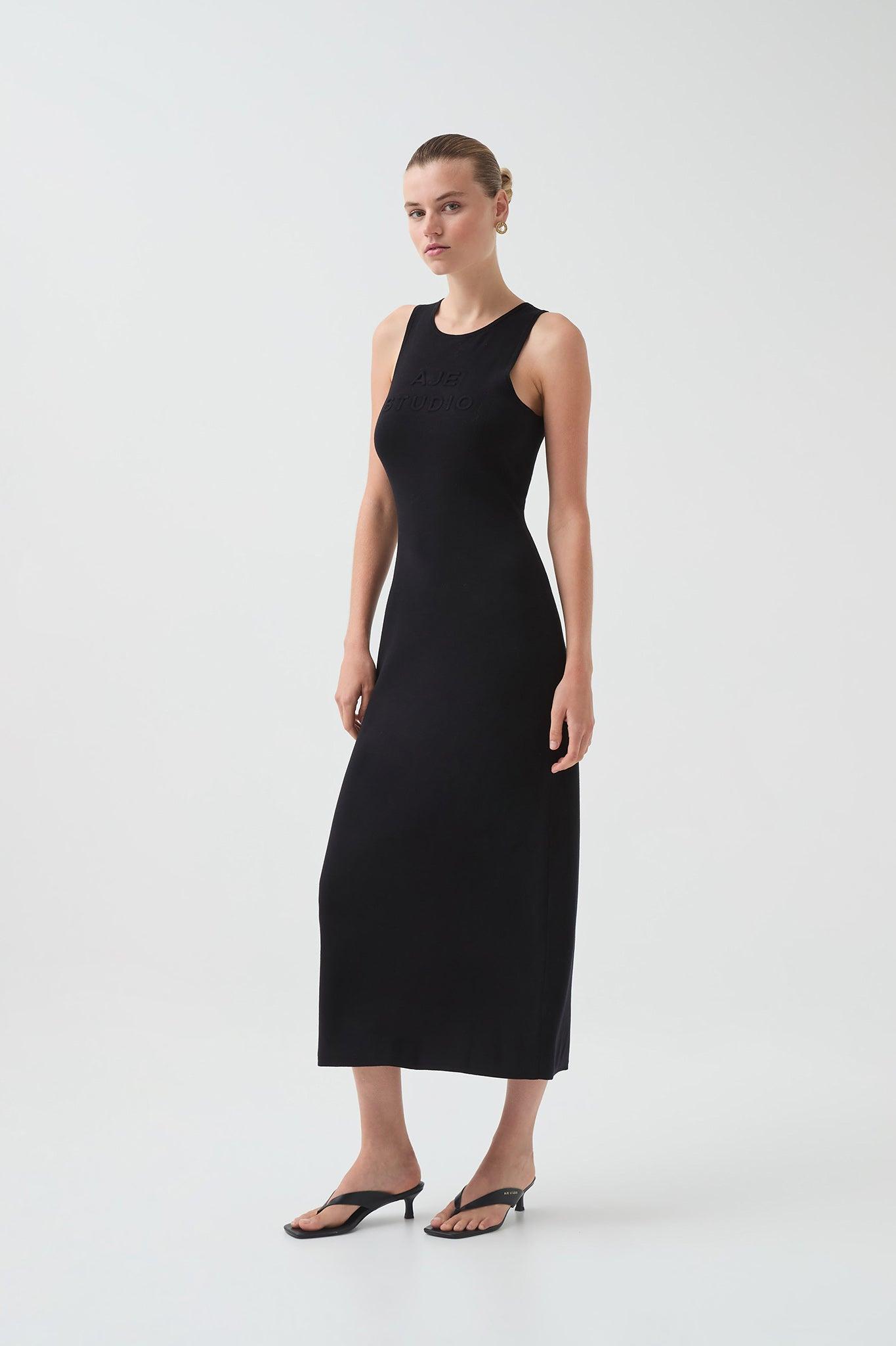 Core Knit Logo Maxi Dress Product Image