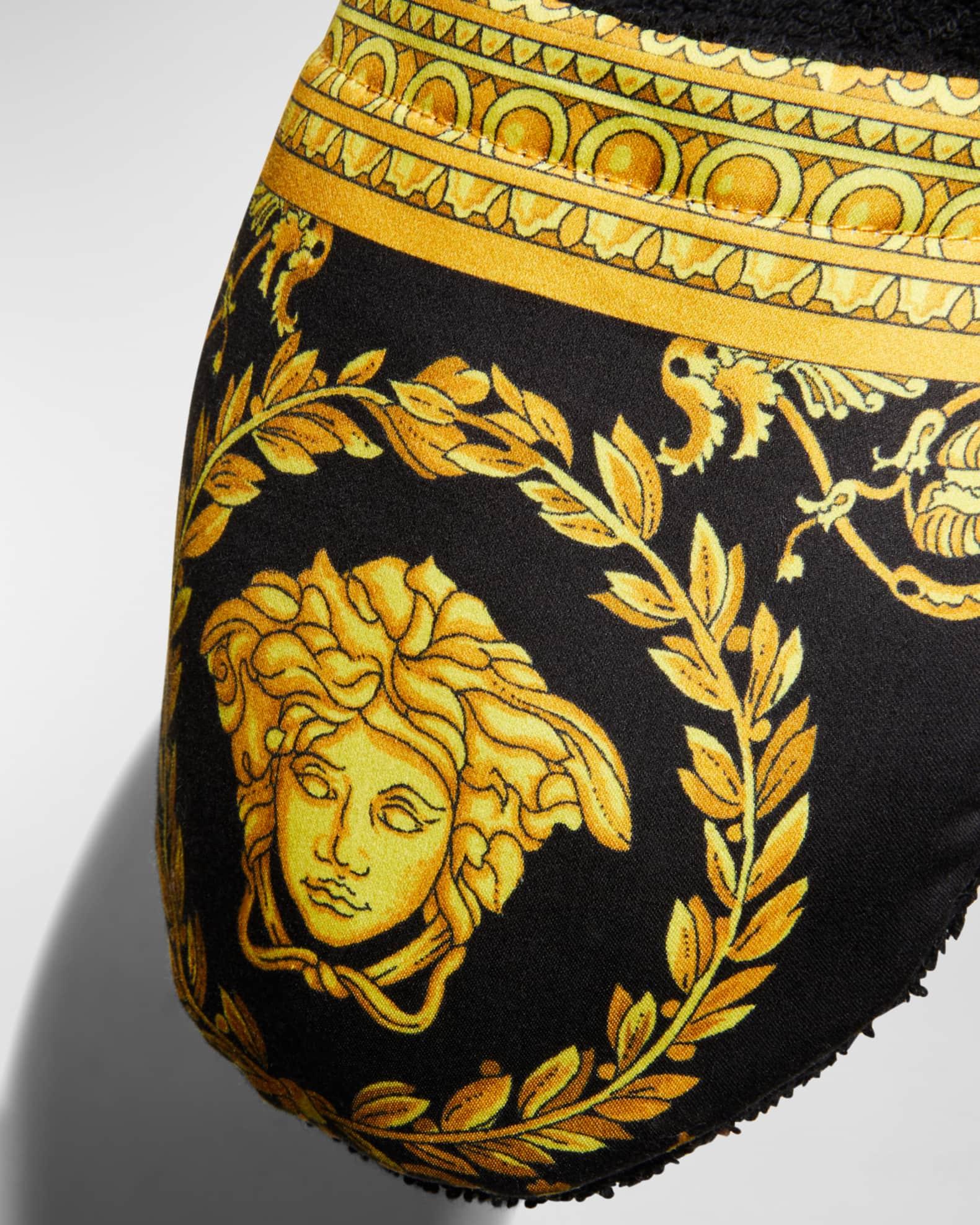 Men's Barocco-Print Mule Slippers Product Image