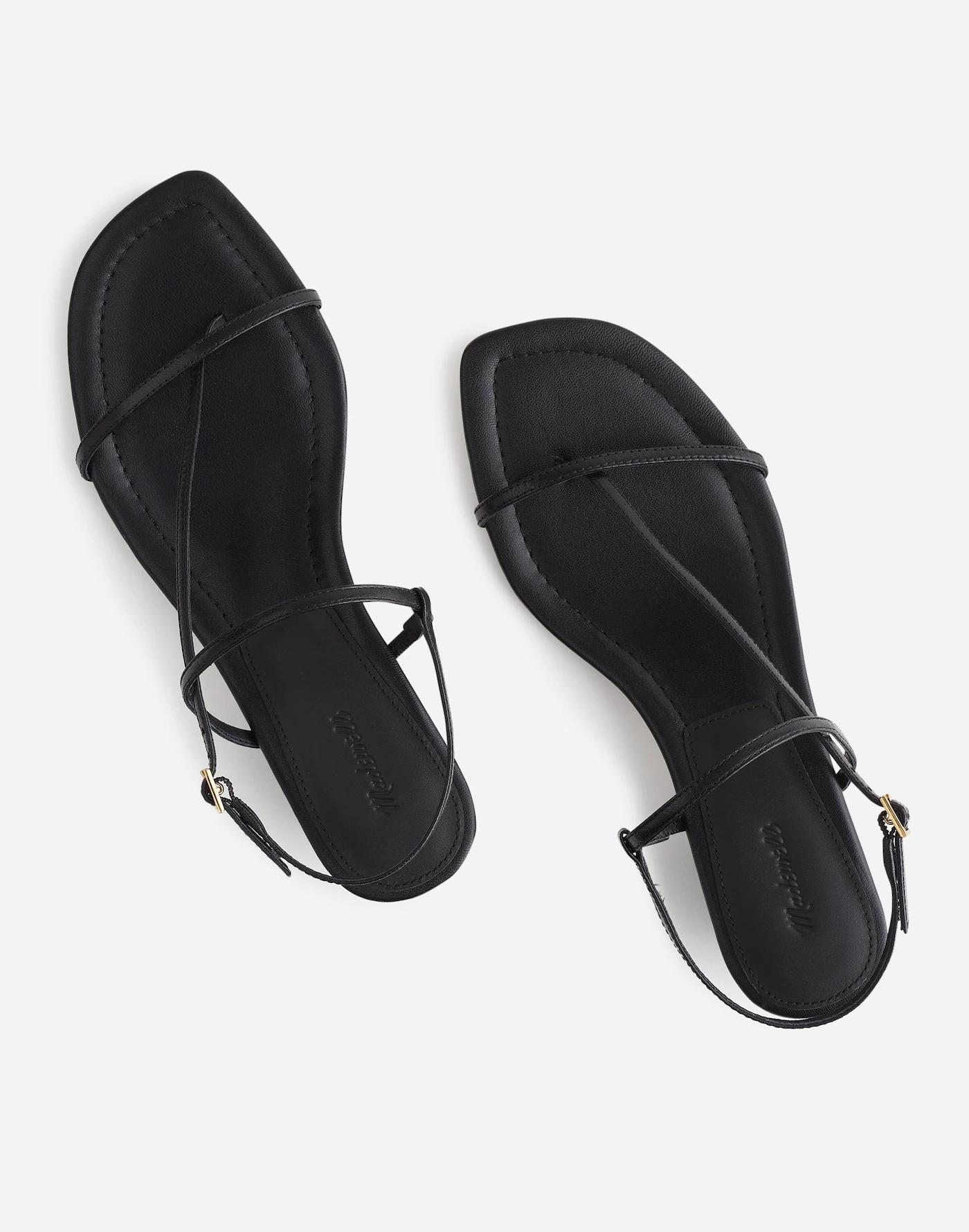 The Maycie Asymmetric T-Strap Sandal Product Image