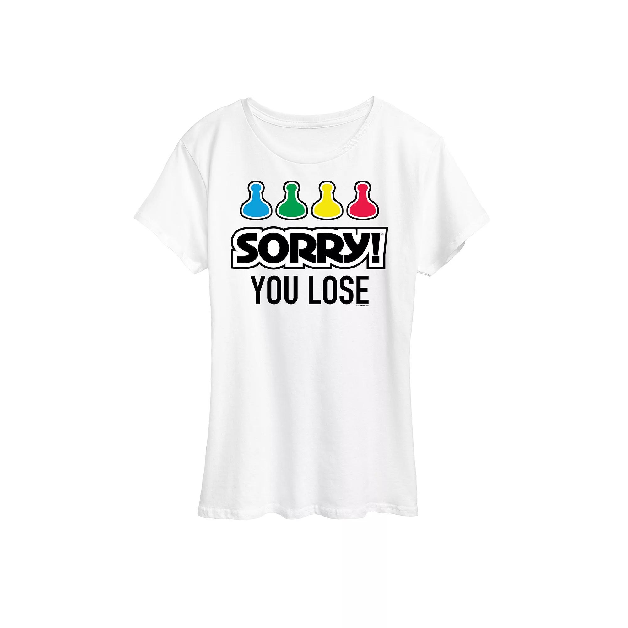 Women's Sorry You Lose Tee Graphic Tee by Hasbro,  Product Image