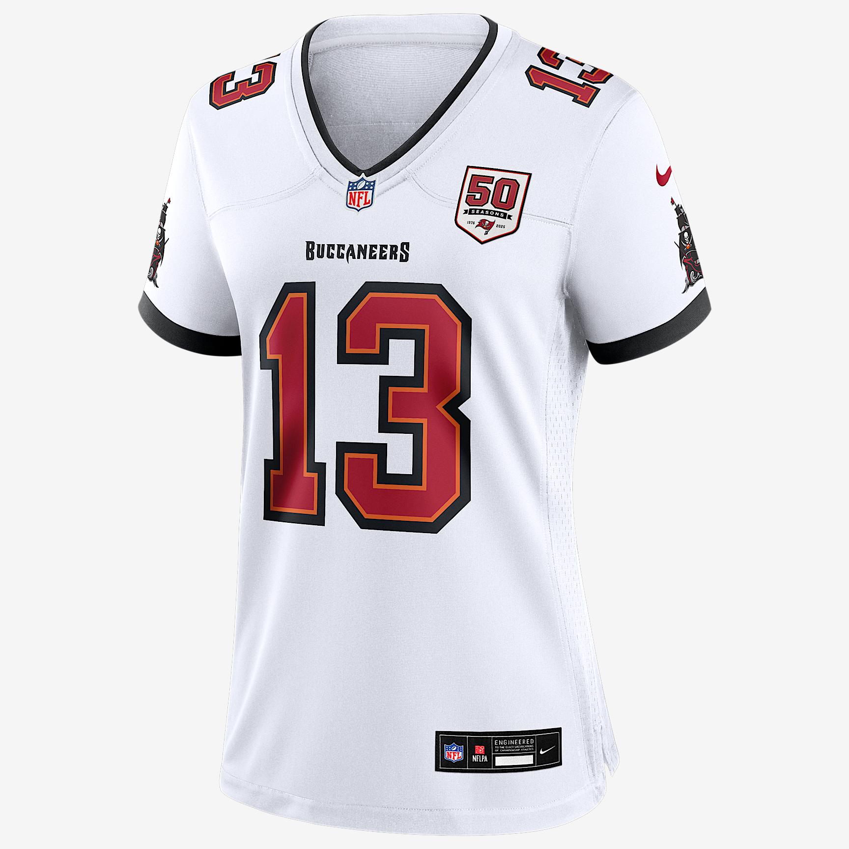 Mike Evans Tampa Bay Buccaneers 50th Anniversary Womens Nike Womens NFL Game Jersey | 67NWTBGR8BF-AWQ Product Image