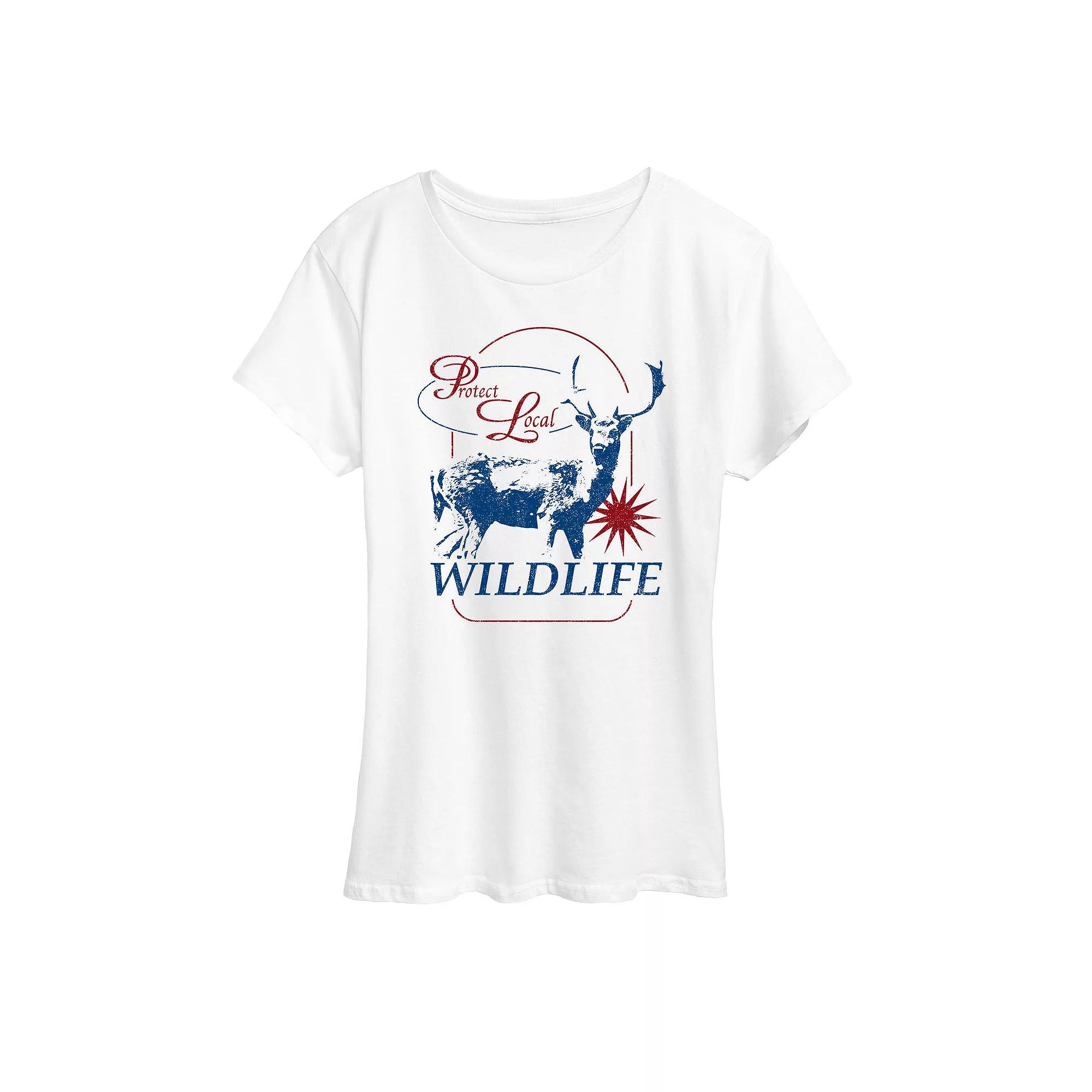 Women's Protect Local Wildlife Graphic Tee, Girl's,  Product Image
