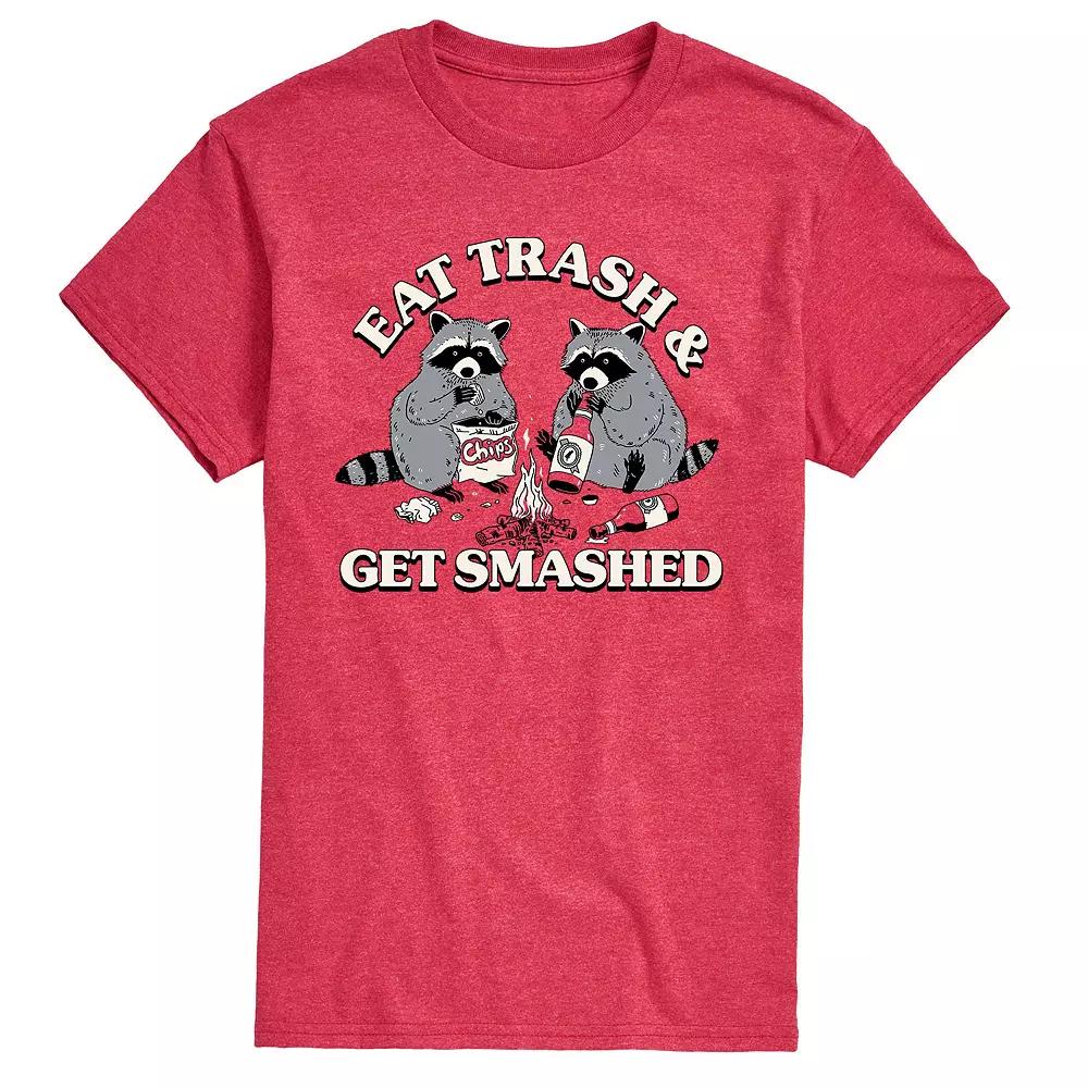 Men's "Eat Trash Get Smashed" Graphic Tee,  Product Image