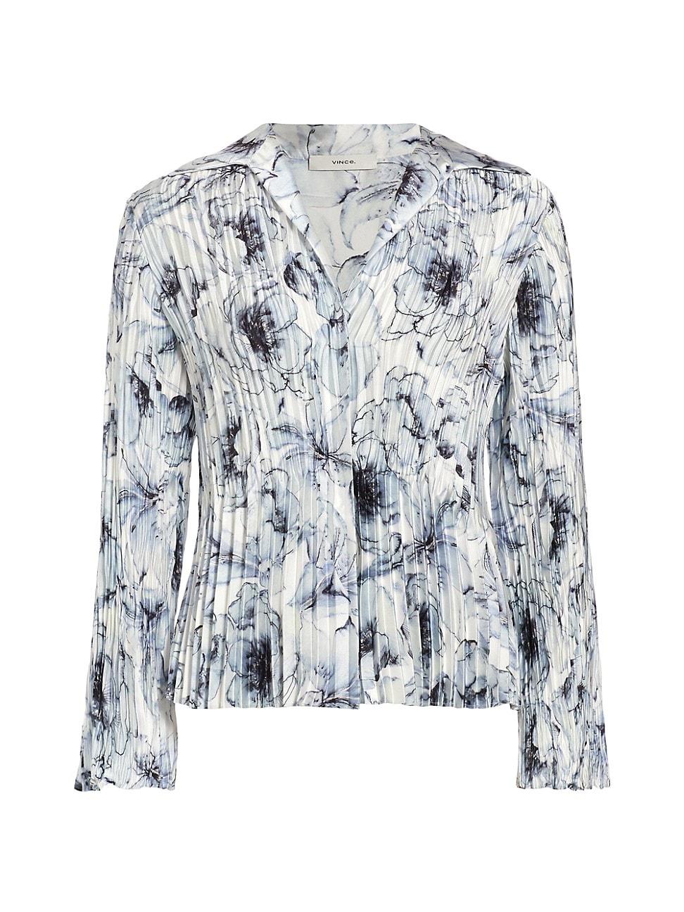 Womens Lilly Pleated Blouse Product Image