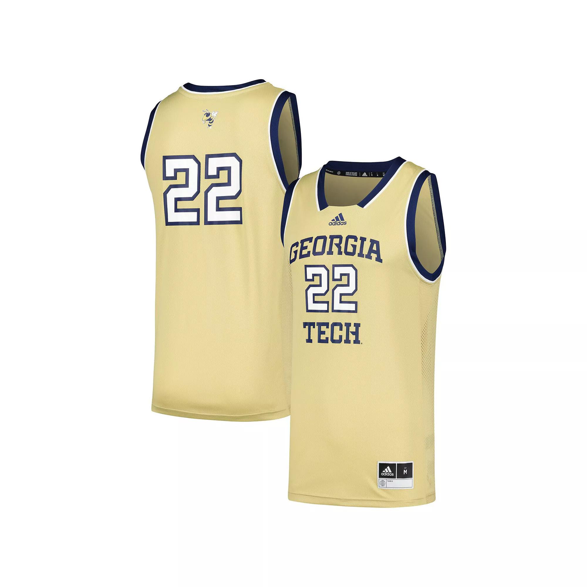 Men's adidas #22 Gold Georgia Tech Yellow Jackets Swingman Jersey,  Product Image