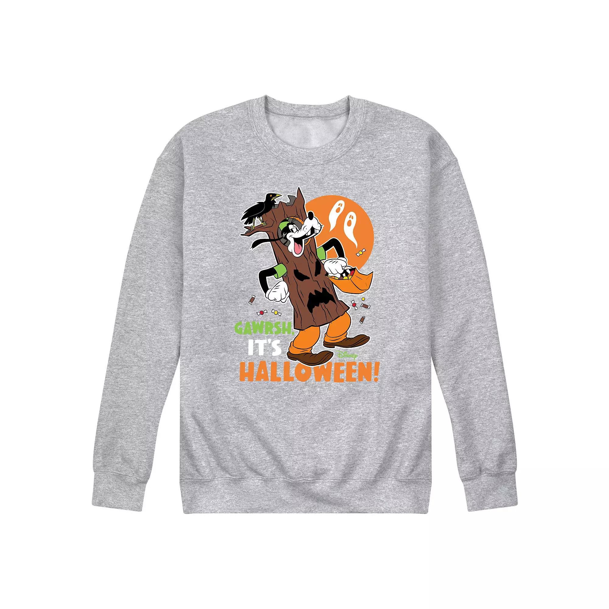 Disney's Goofy Men's Gawrsh It's Halloween Fleece Sweatshirt,  Product Image