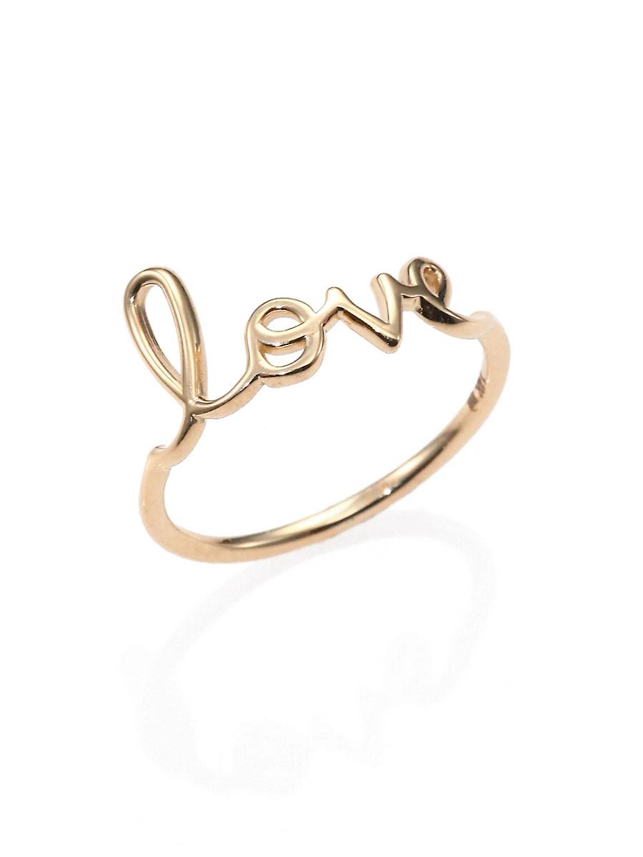 Womens 14K Yellow Gold Pure Love Ring Product Image