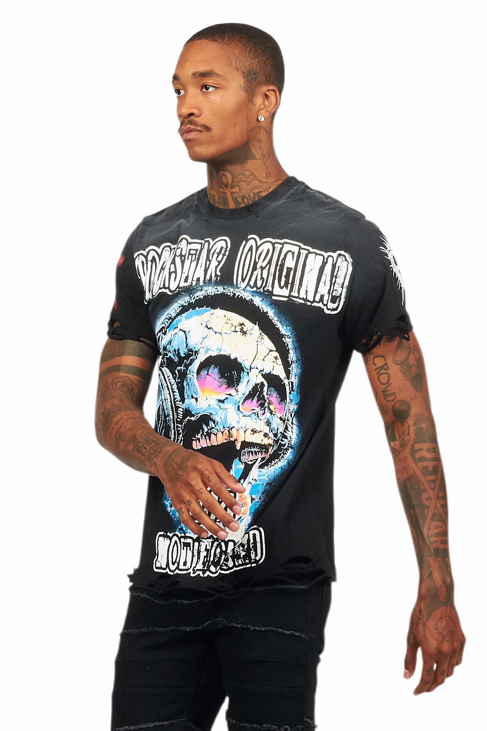 Meagan Black Graphic Short Sleeve Tee Female Product Image